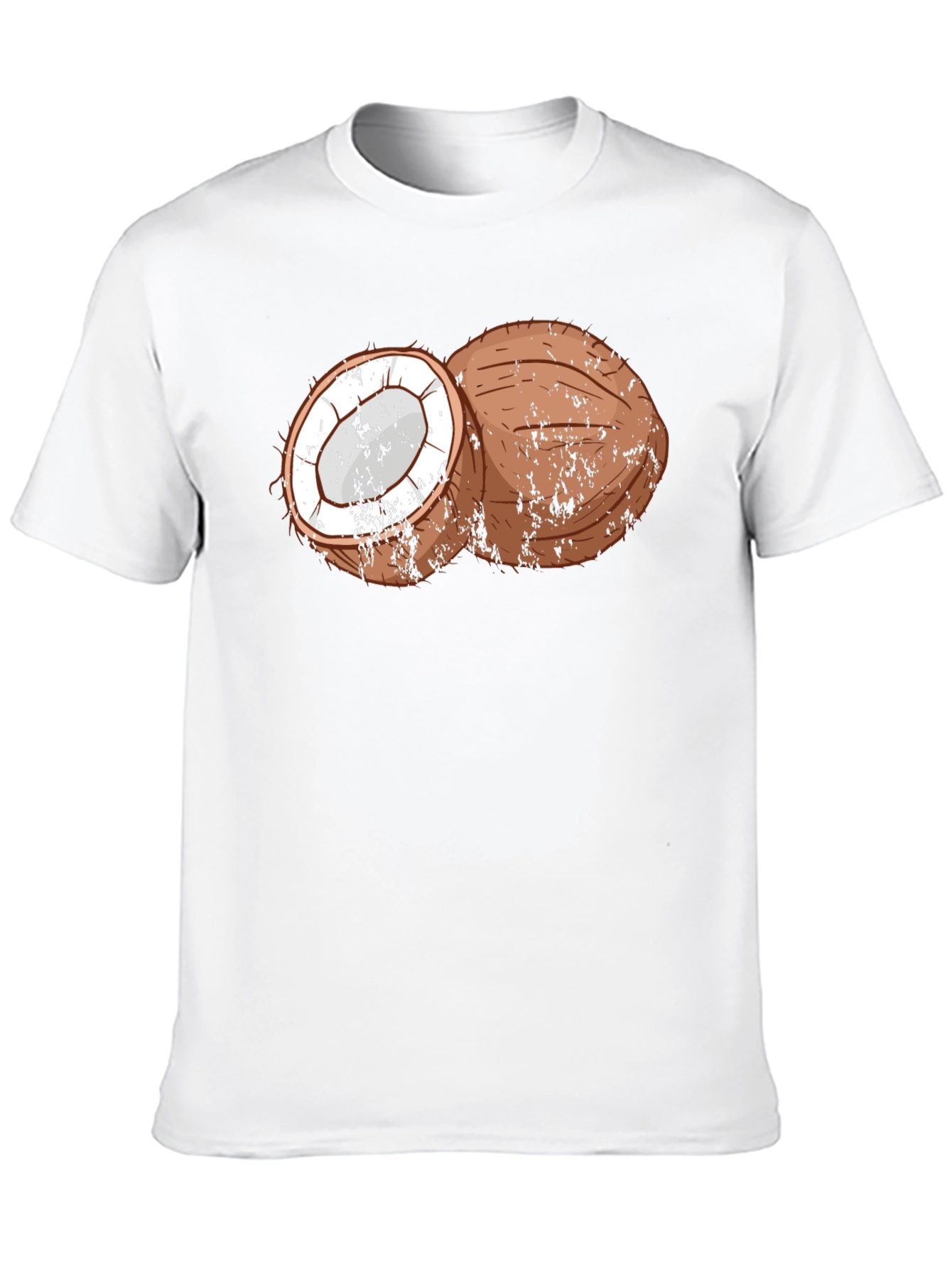 Coconut Graphic T-Shirt - Tropical Style
