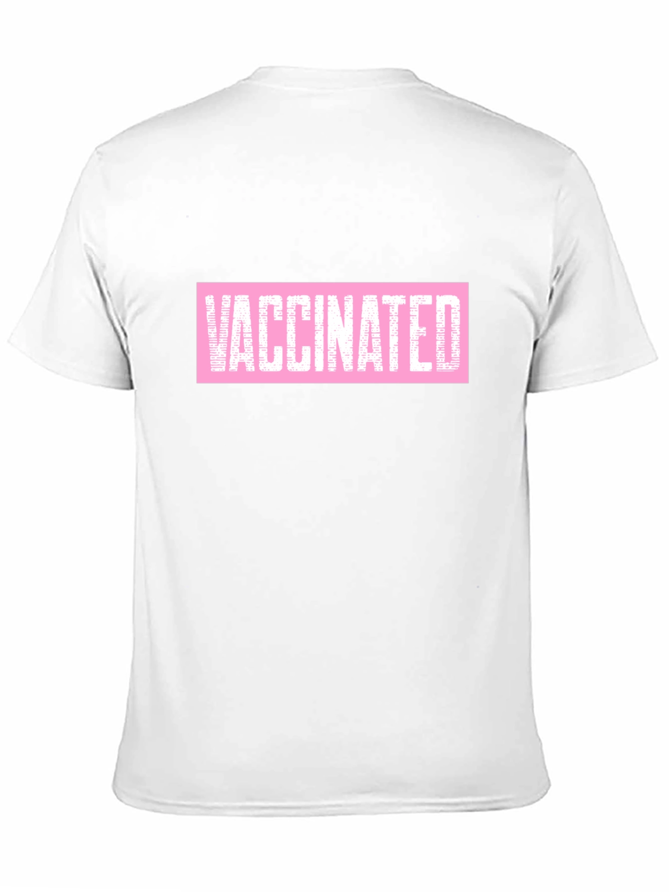 Vaccinated Graphic Tee - Black Cotton Comfort