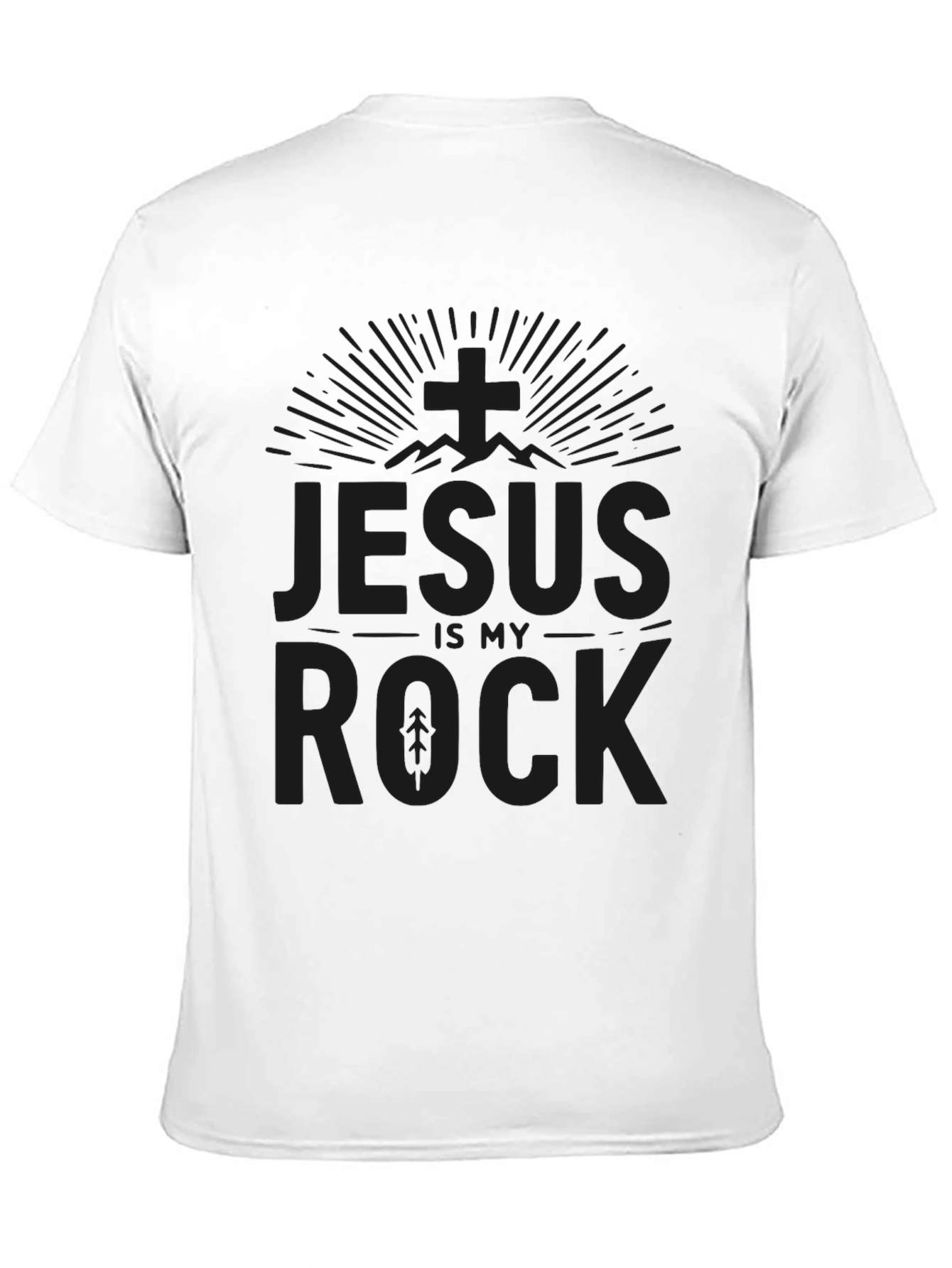 Jesus Is My Rock Christian T-Shirt