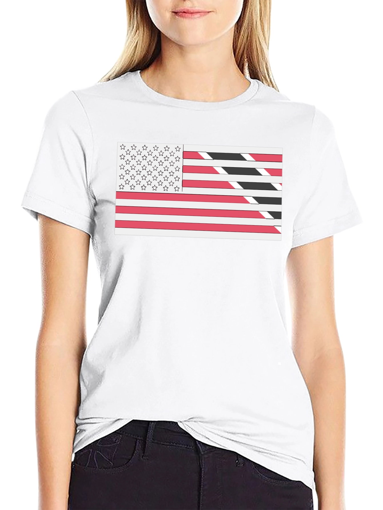 US Trinidad Flag T-Shirt - Patriotic Pride