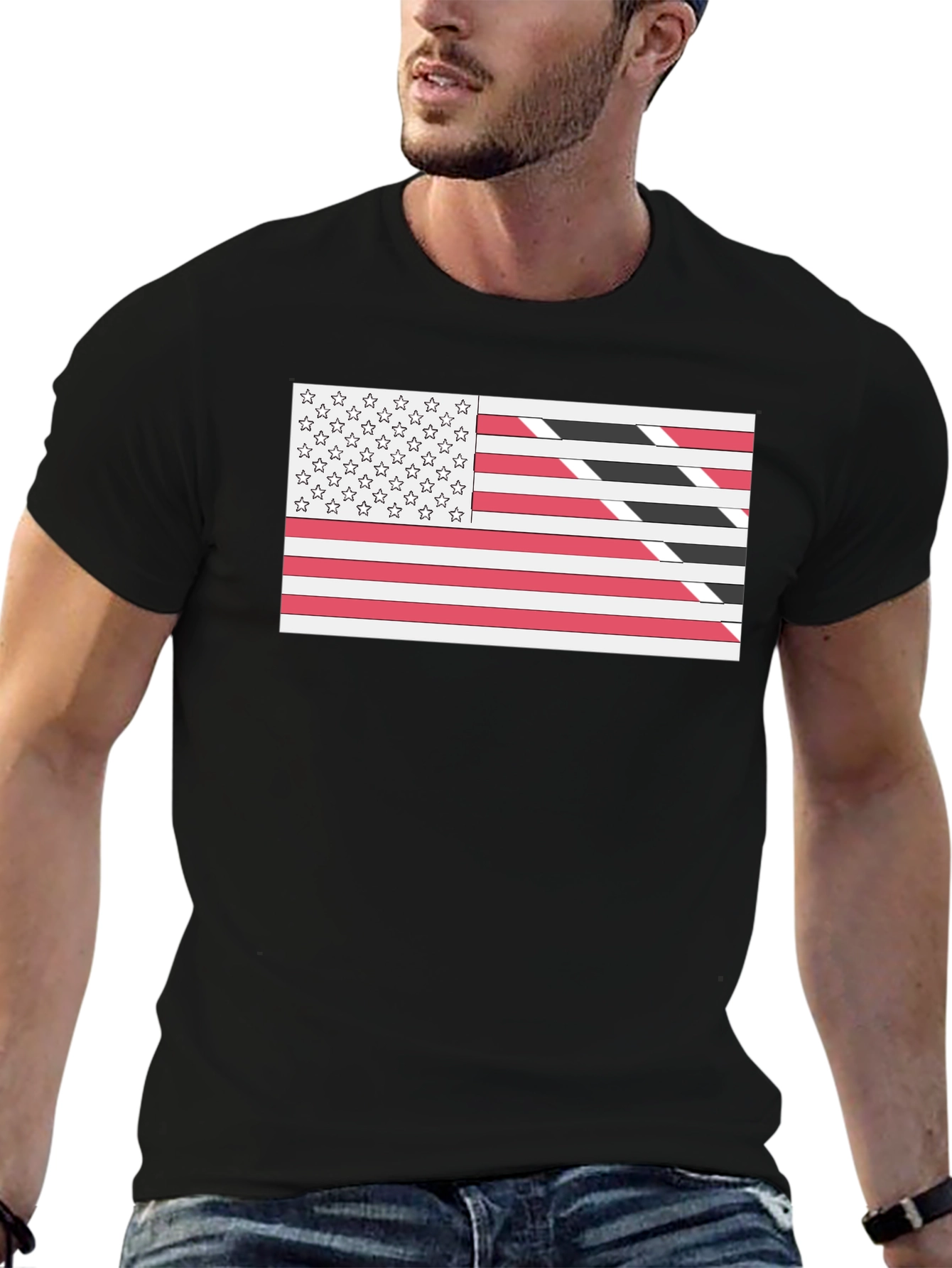 US Trinidad Flag T-Shirt - Patriotic Pride