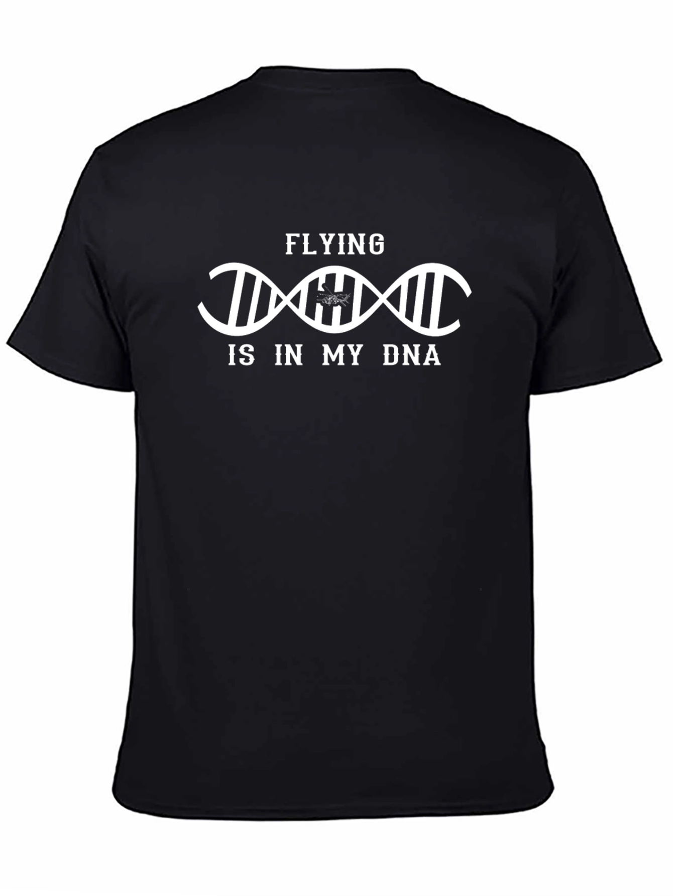 Flying is in my DNA T-Shirt - Black