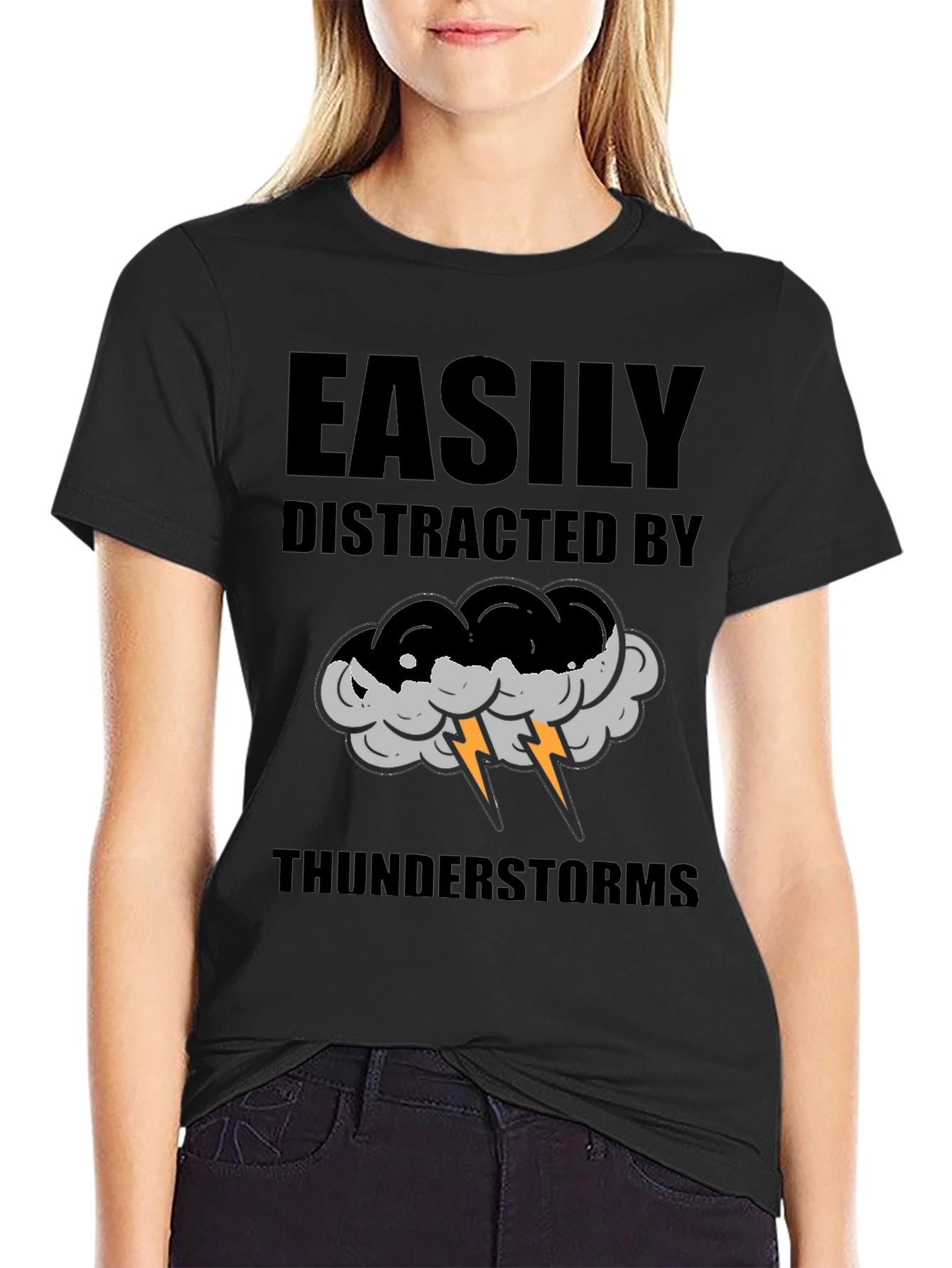 Easily Distracted by Thunderstorms T-Shirt