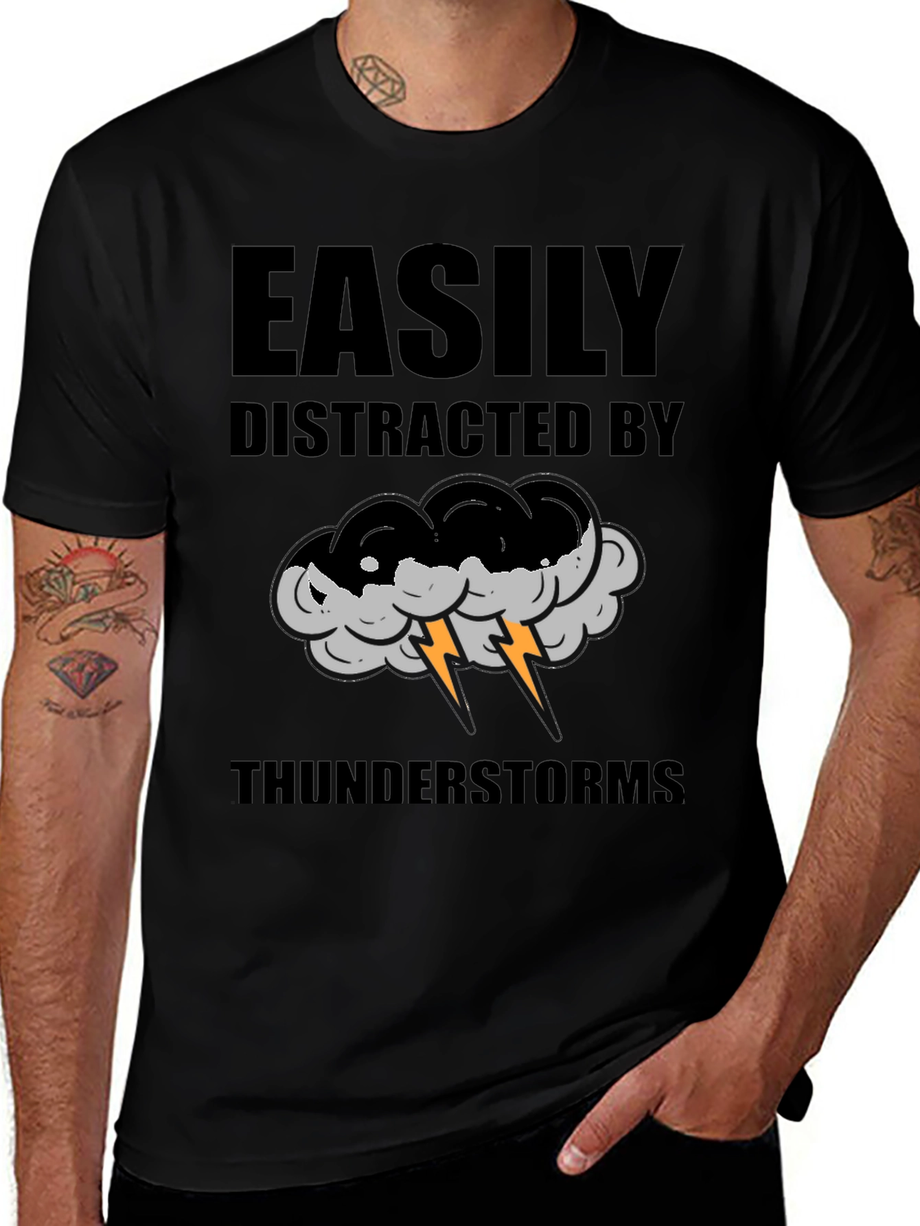 Easily Distracted by Thunderstorms T-Shirt