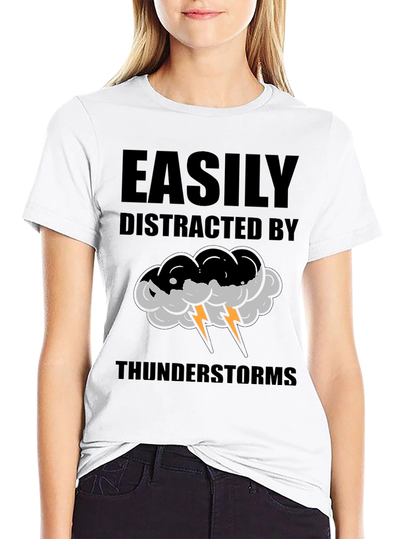 Easily Distracted by Thunderstorms T-Shirt