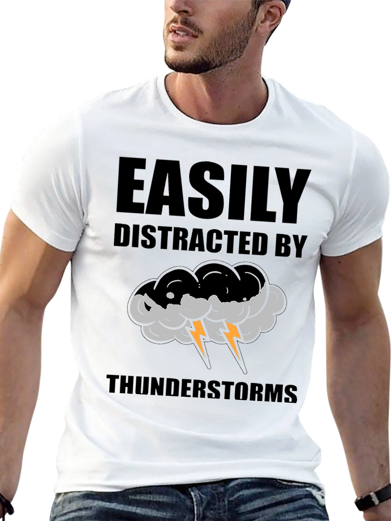 Easily Distracted by Thunderstorms T-Shirt