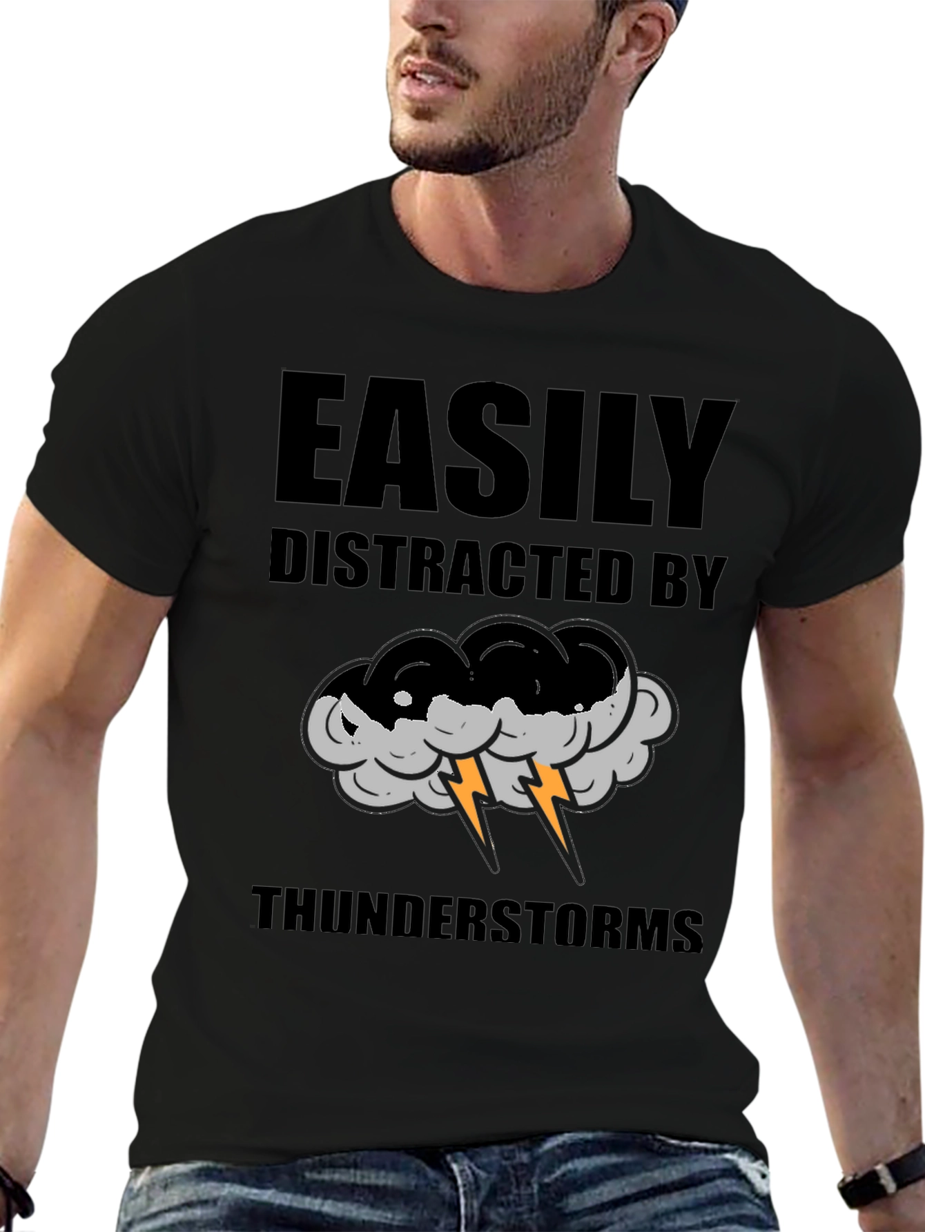 Easily Distracted by Thunderstorms T-Shirt