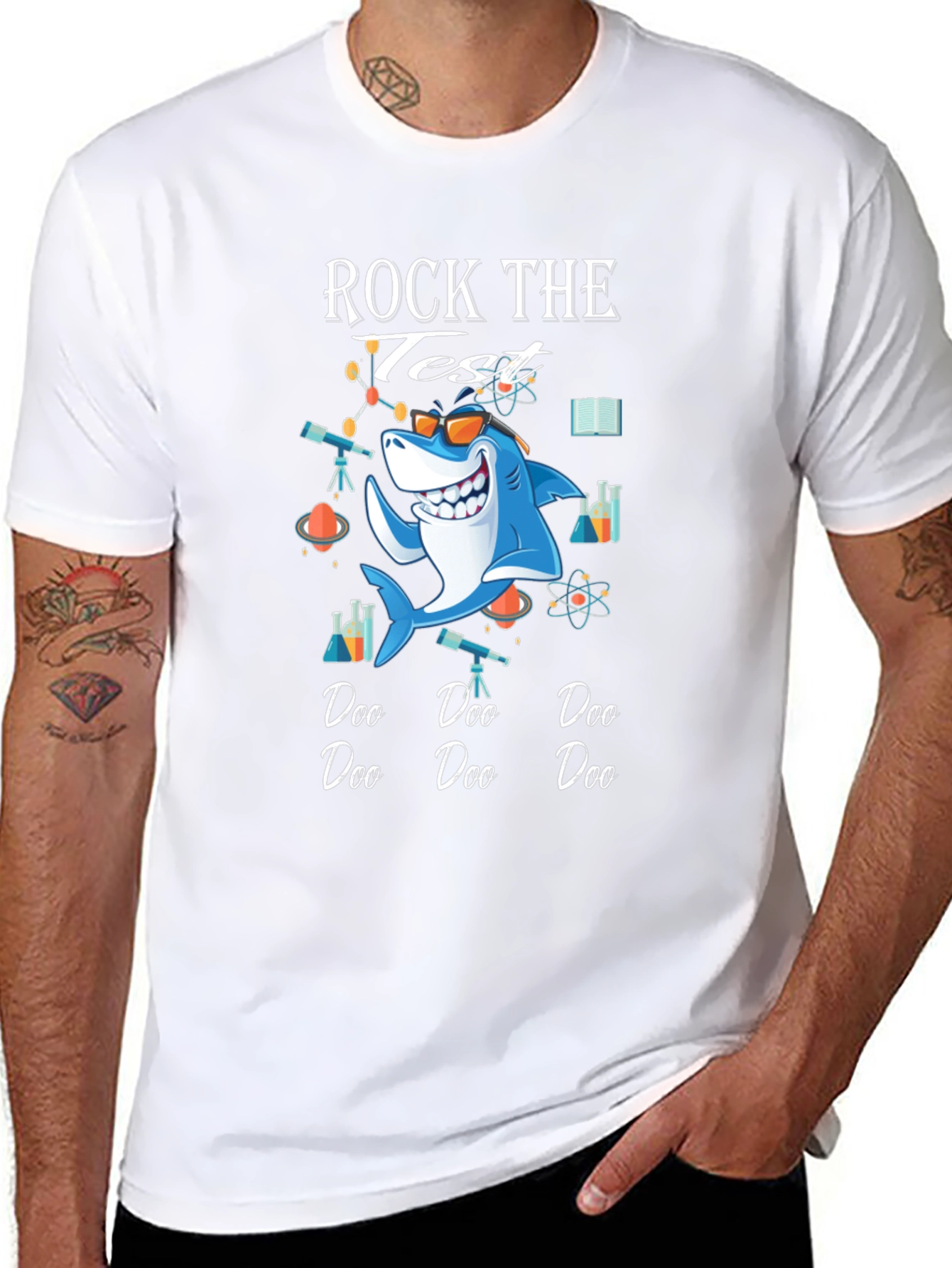Rock The Test Shark T-Shirt