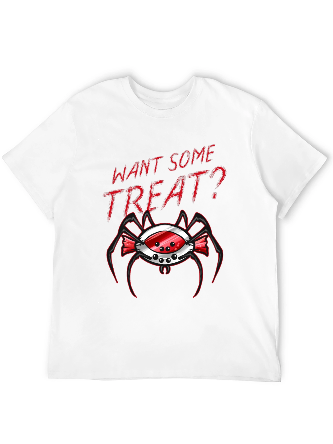 Want Some Treat? Spider Candy Halloween T-Shirt