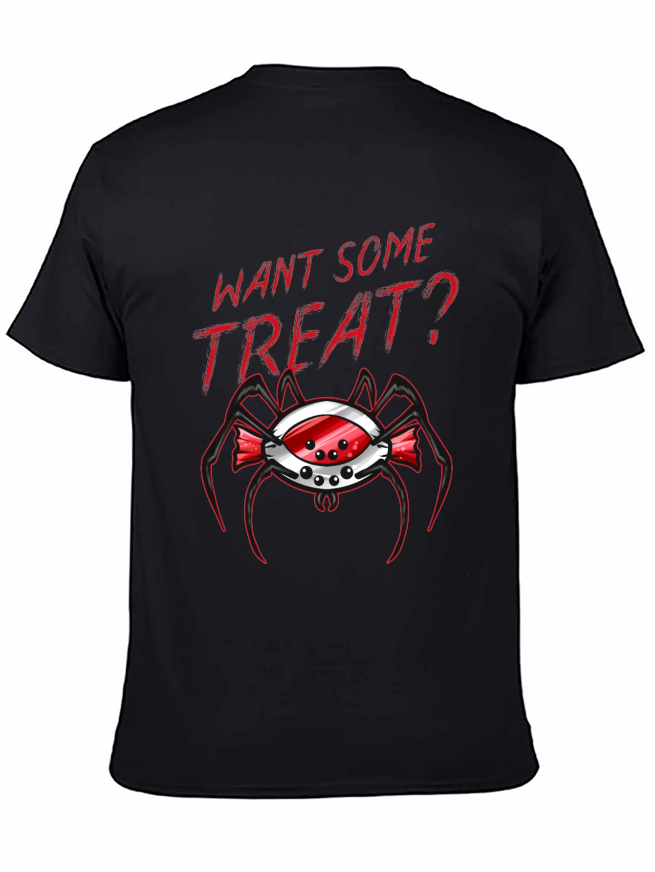 Want Some Treat? Spider Candy Halloween T-Shirt
