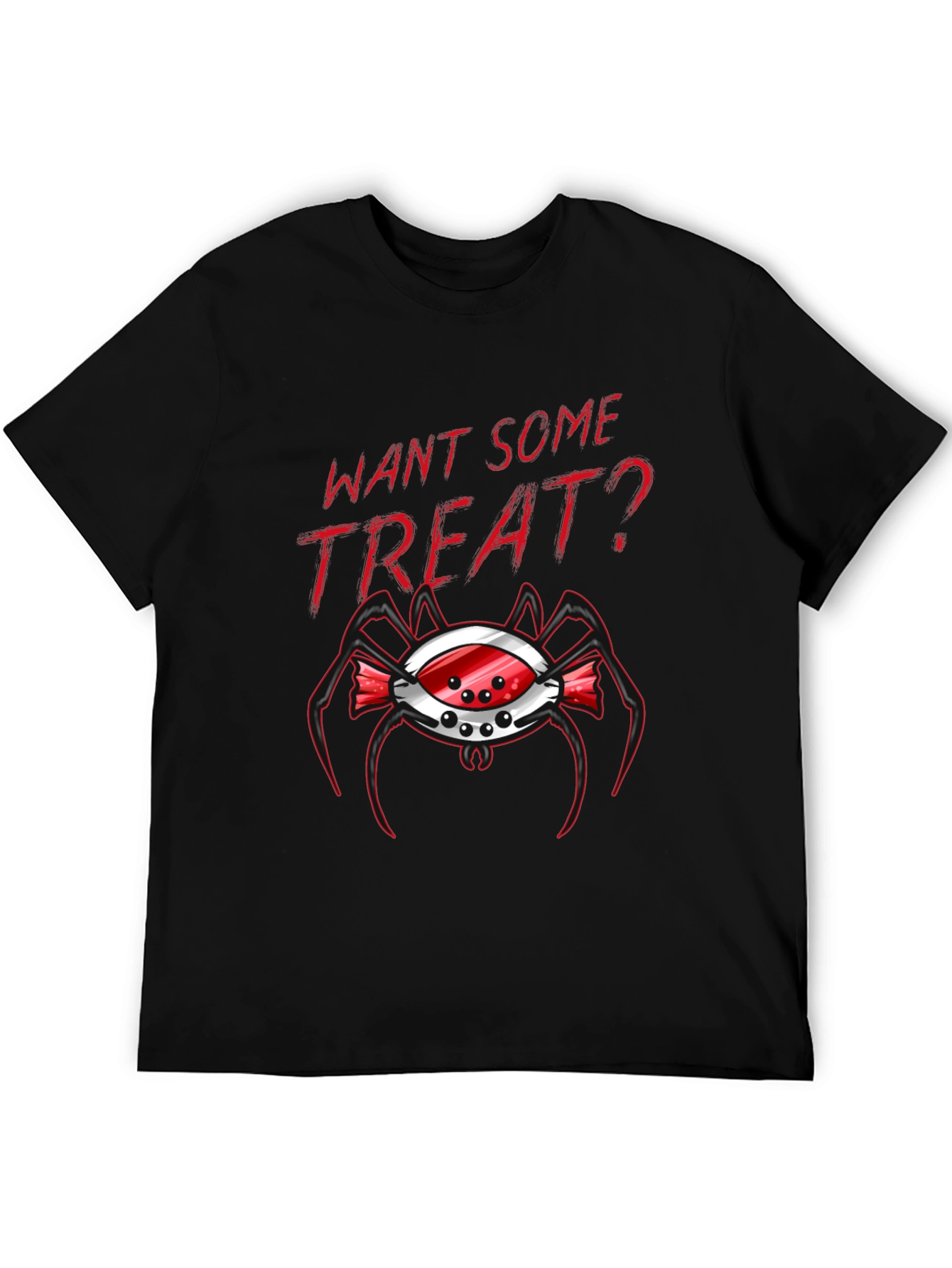 Want Some Treat? Spider Candy Halloween T-Shirt