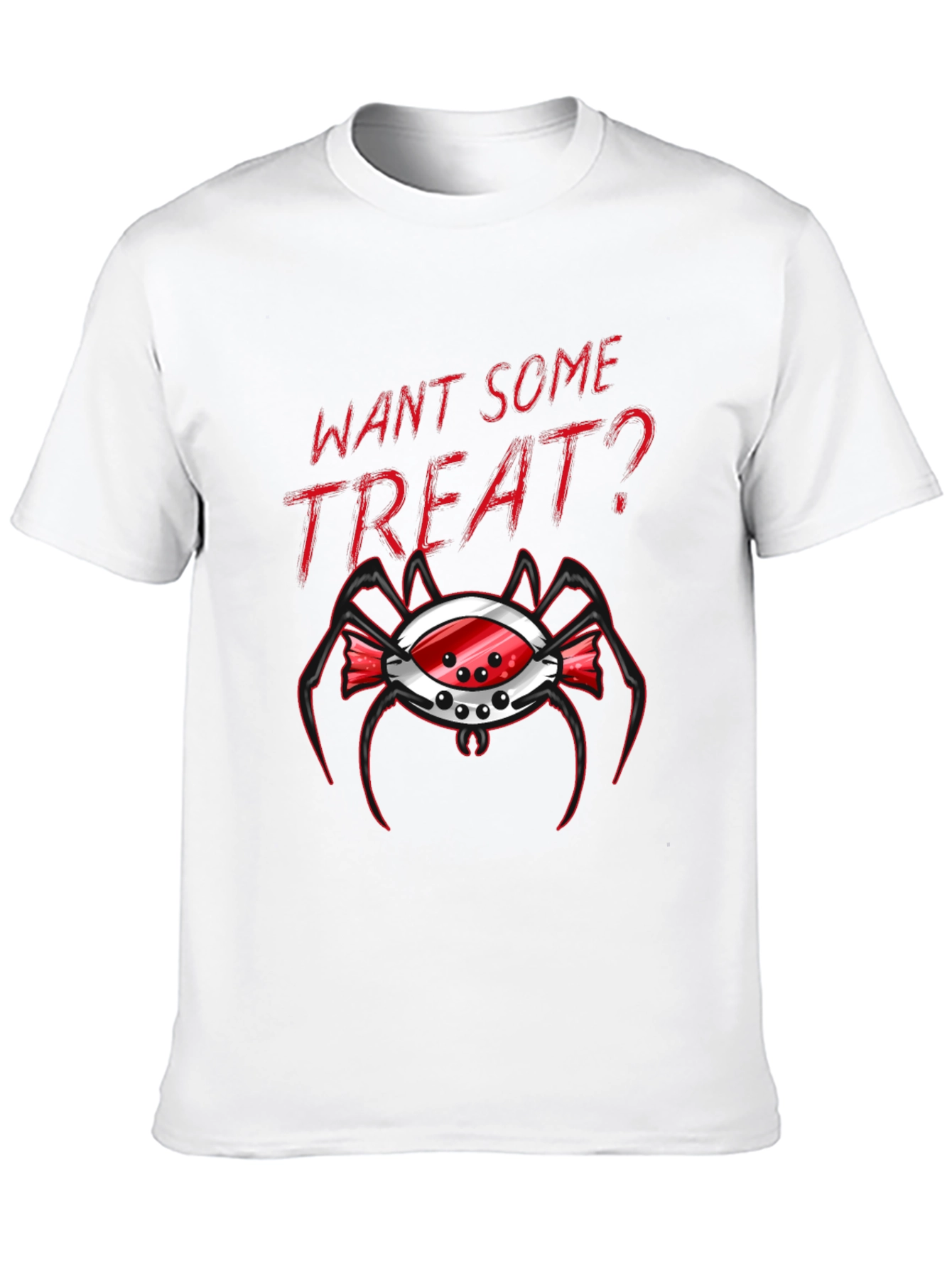 Want Some Treat? Spider Candy Halloween T-Shirt