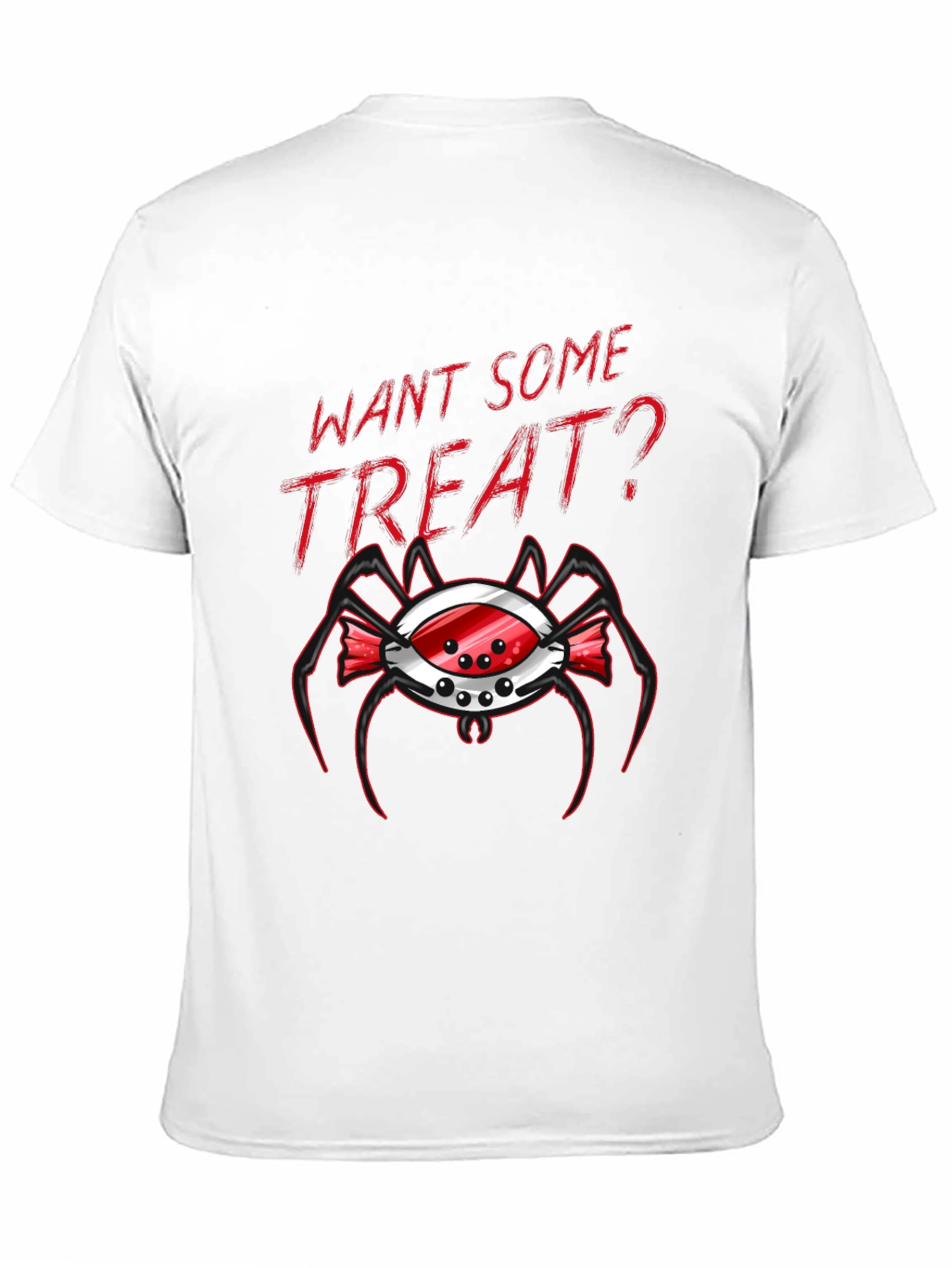 Want Some Treat? Spider Candy Halloween T-Shirt