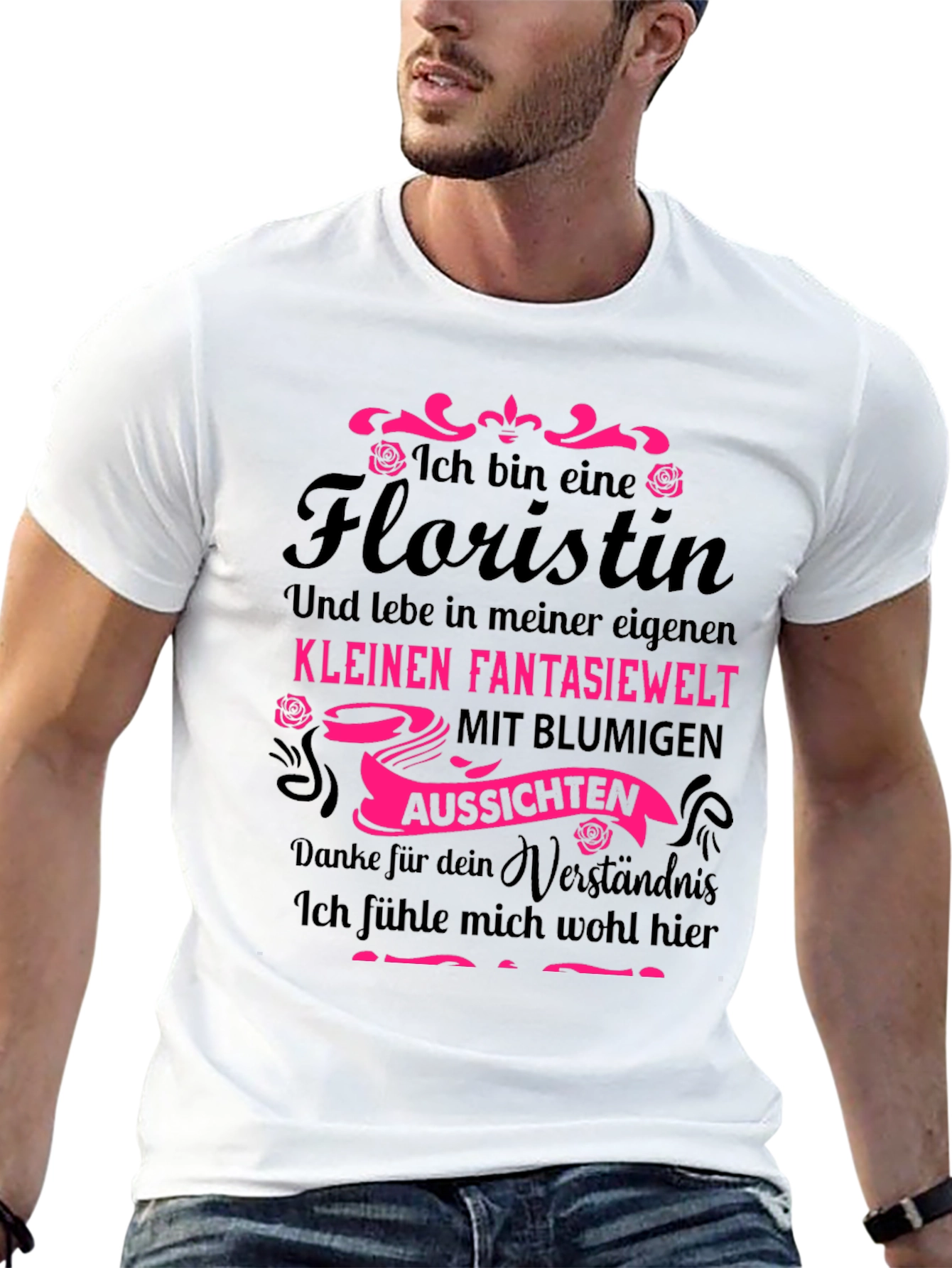 Florist T-Shirt - German Text Novelty Tee