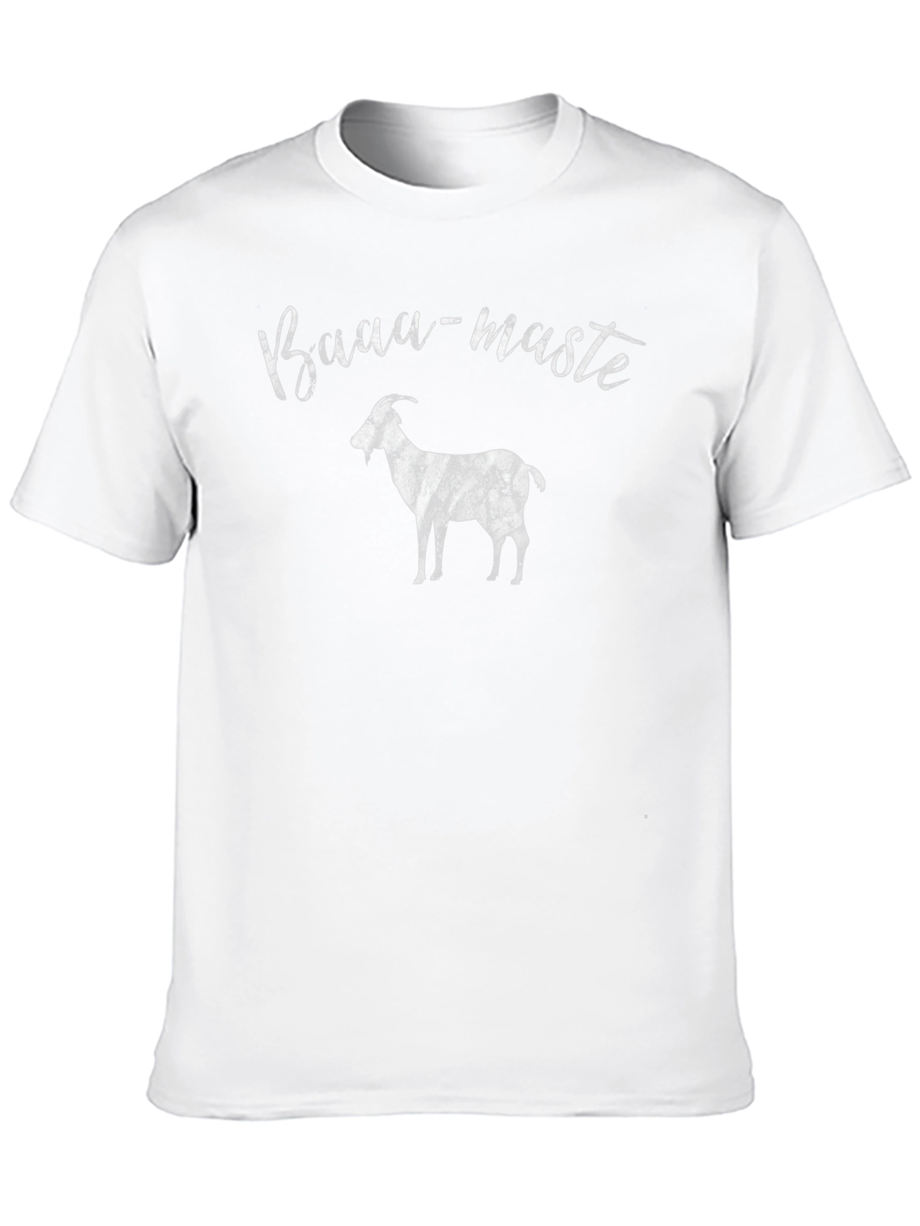 Baaa-Maste Goat Graphic Tee - Black Cotton T-Shirt