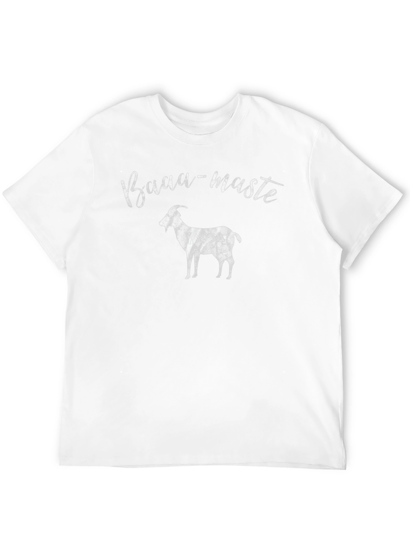 Baaa-Maste Goat Graphic Tee - Black Cotton T-Shirt