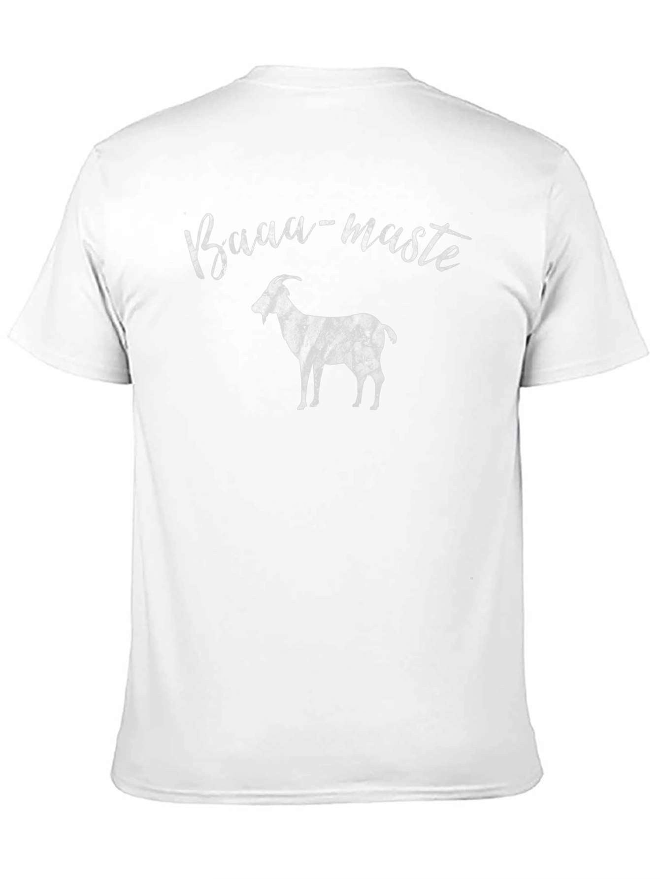 Baaa-Maste Goat Graphic Tee - Black Cotton T-Shirt