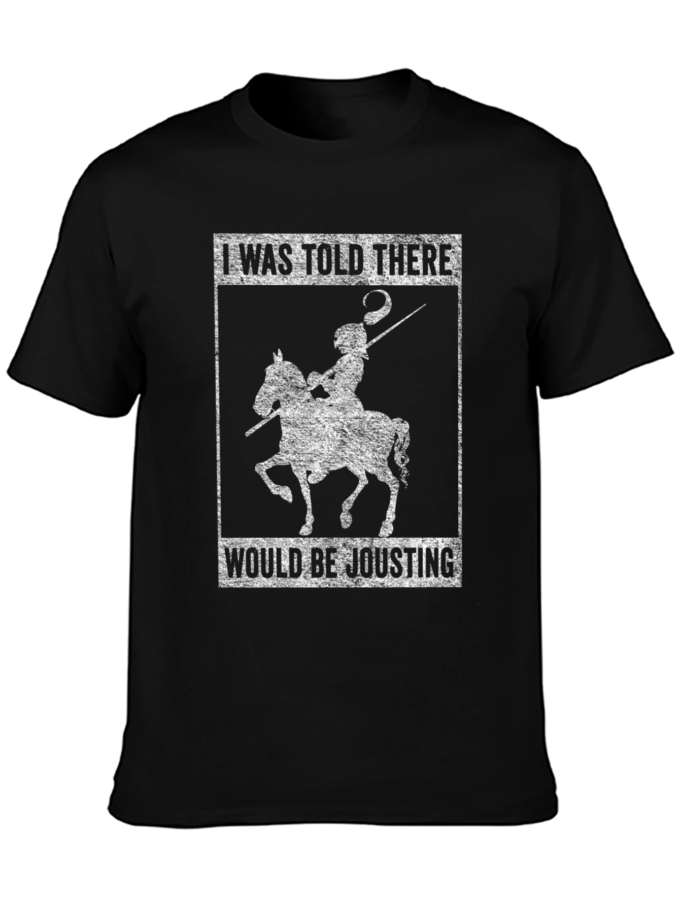 Jousting Knight T-Shirt - Humorous Design