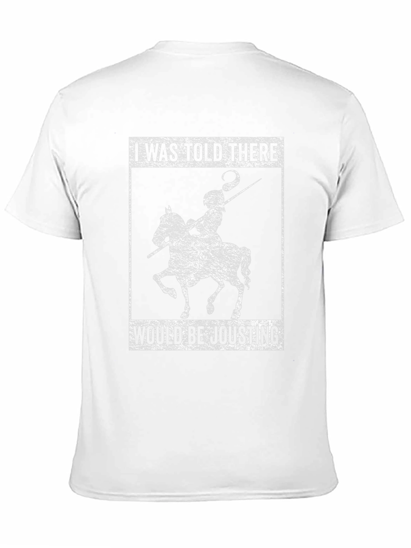 Jousting Knight T-Shirt - Humorous Design