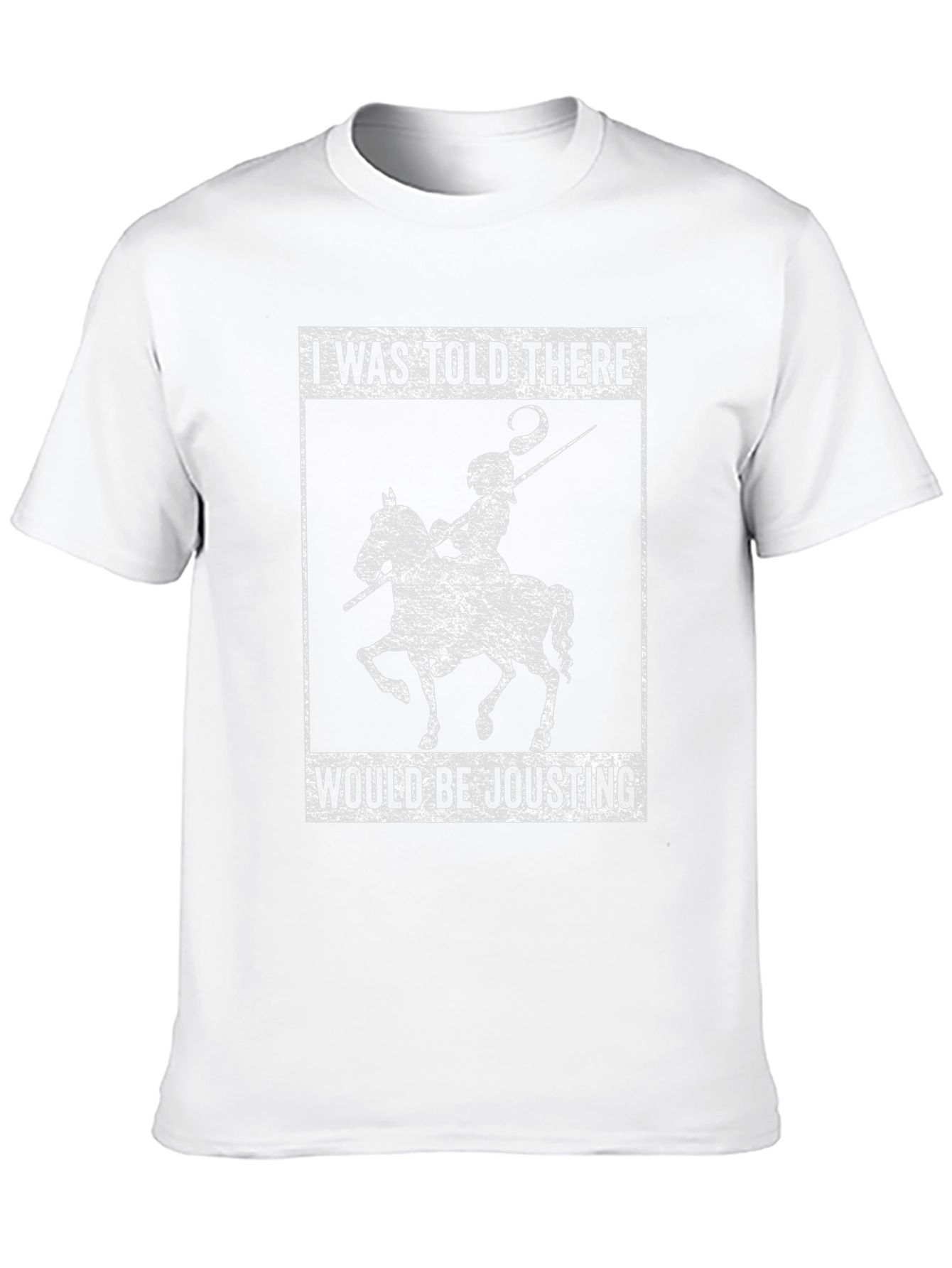 Jousting Knight T-Shirt - Humorous Design