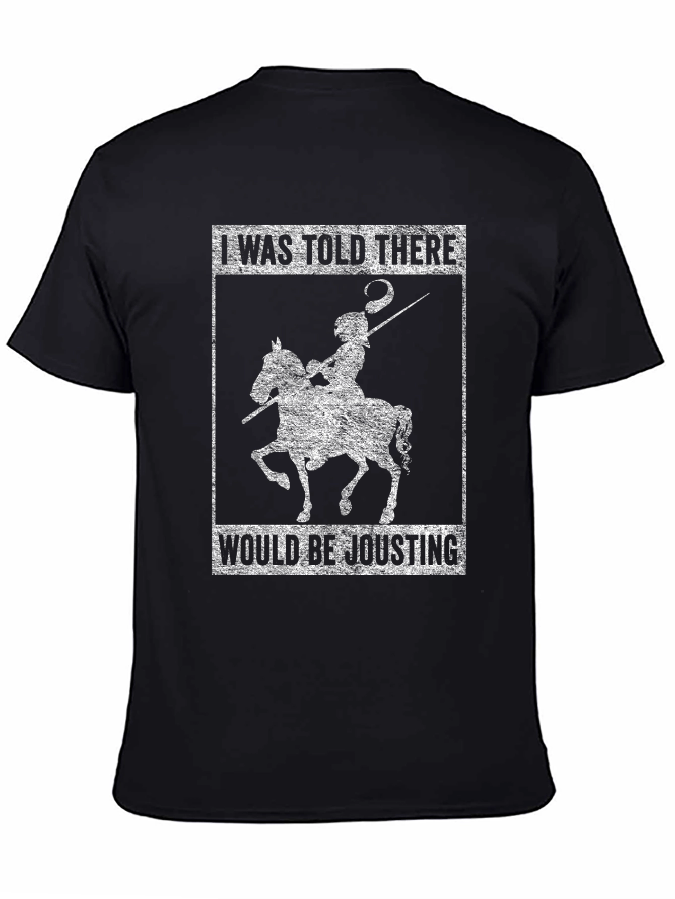Jousting Knight T-Shirt - Humorous Design