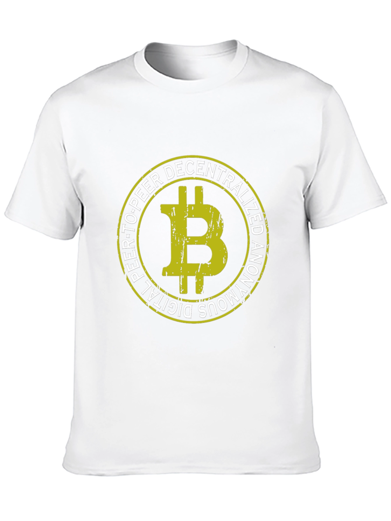 Bitcoin Cryptocurrency Black T-Shirt