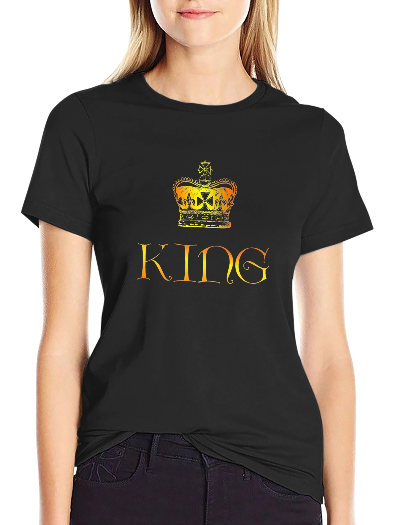 King Crown Graphic Tee - Black