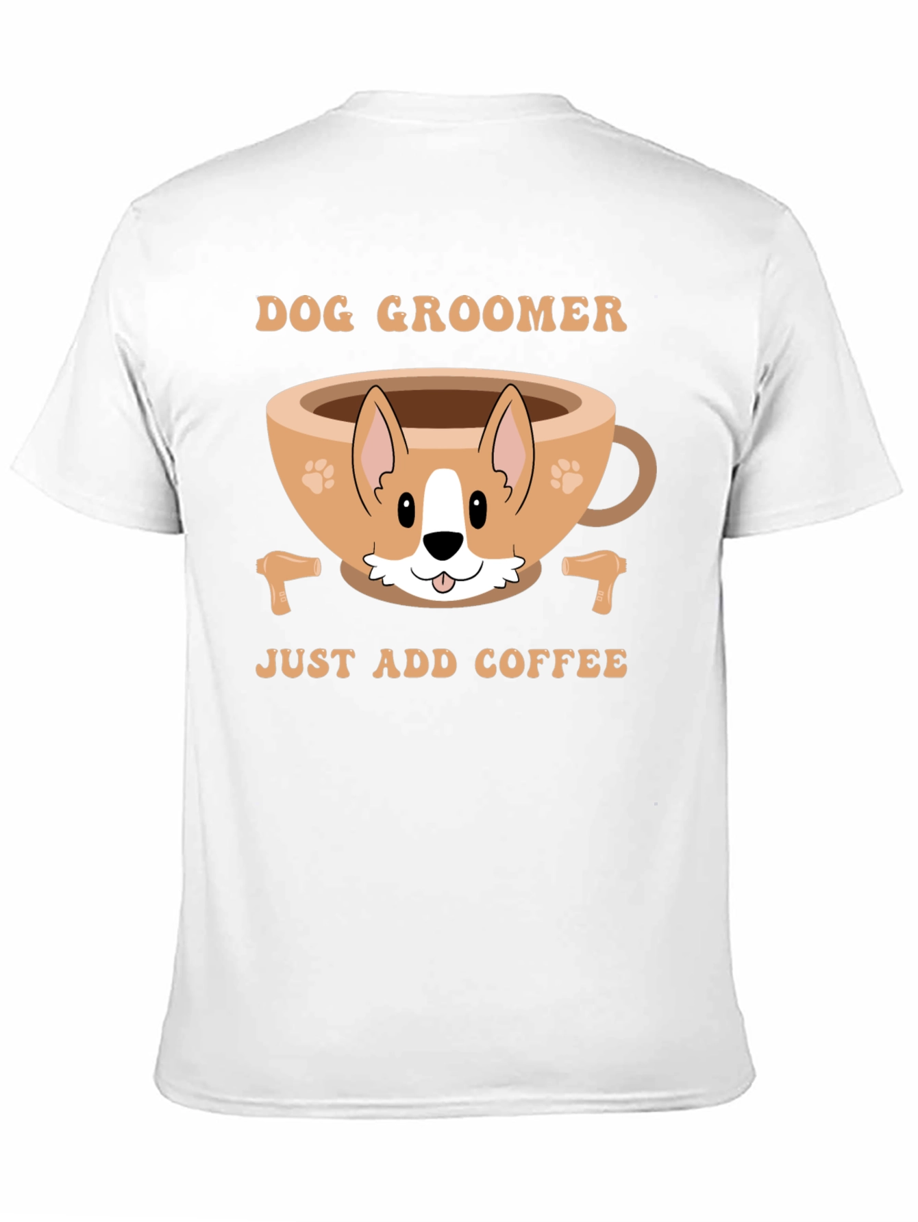 Dog Groomer Coffee Lover T-Shirt
