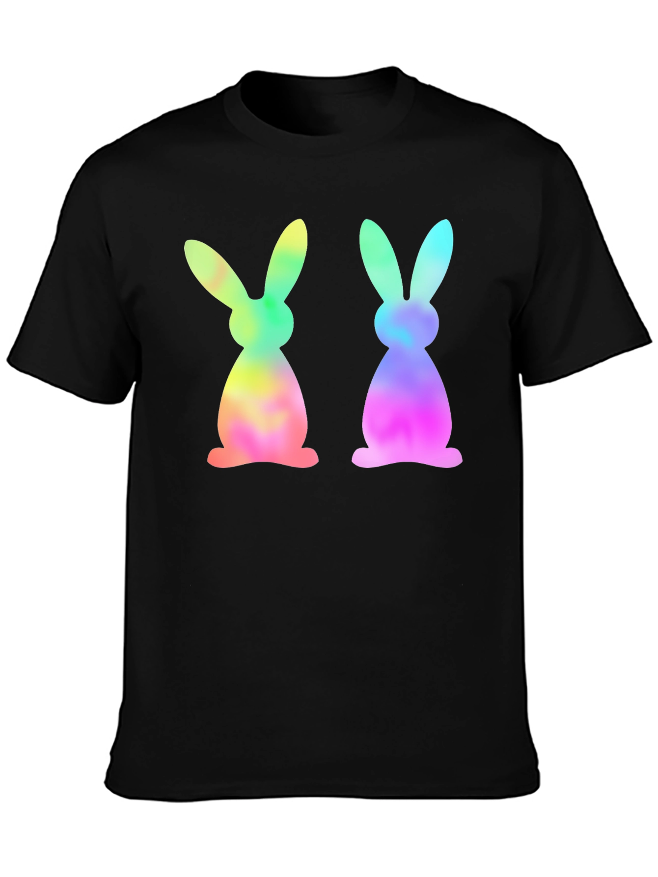 Tie Dye Easter Bunny Graphic Tee