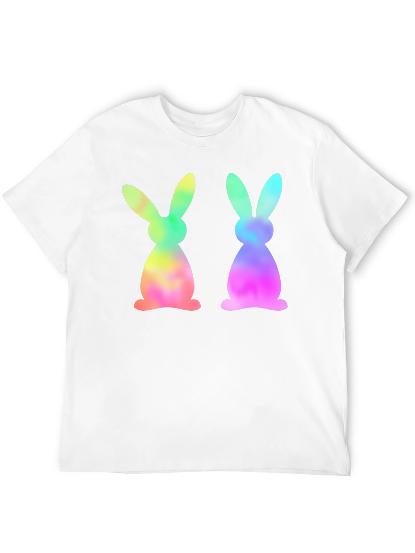 Tie Dye Easter Bunny Graphic Tee