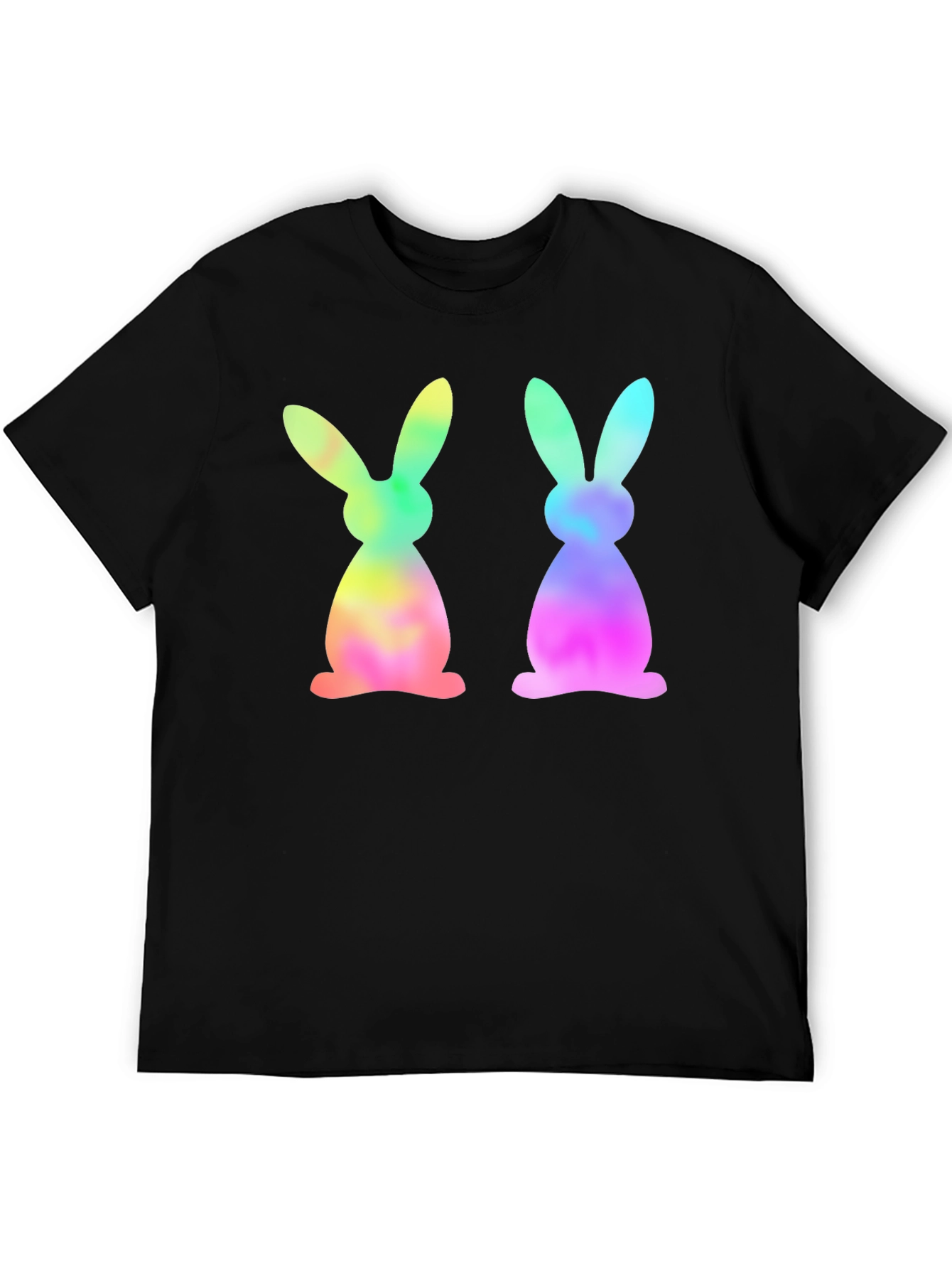 Tie Dye Easter Bunny Graphic Tee