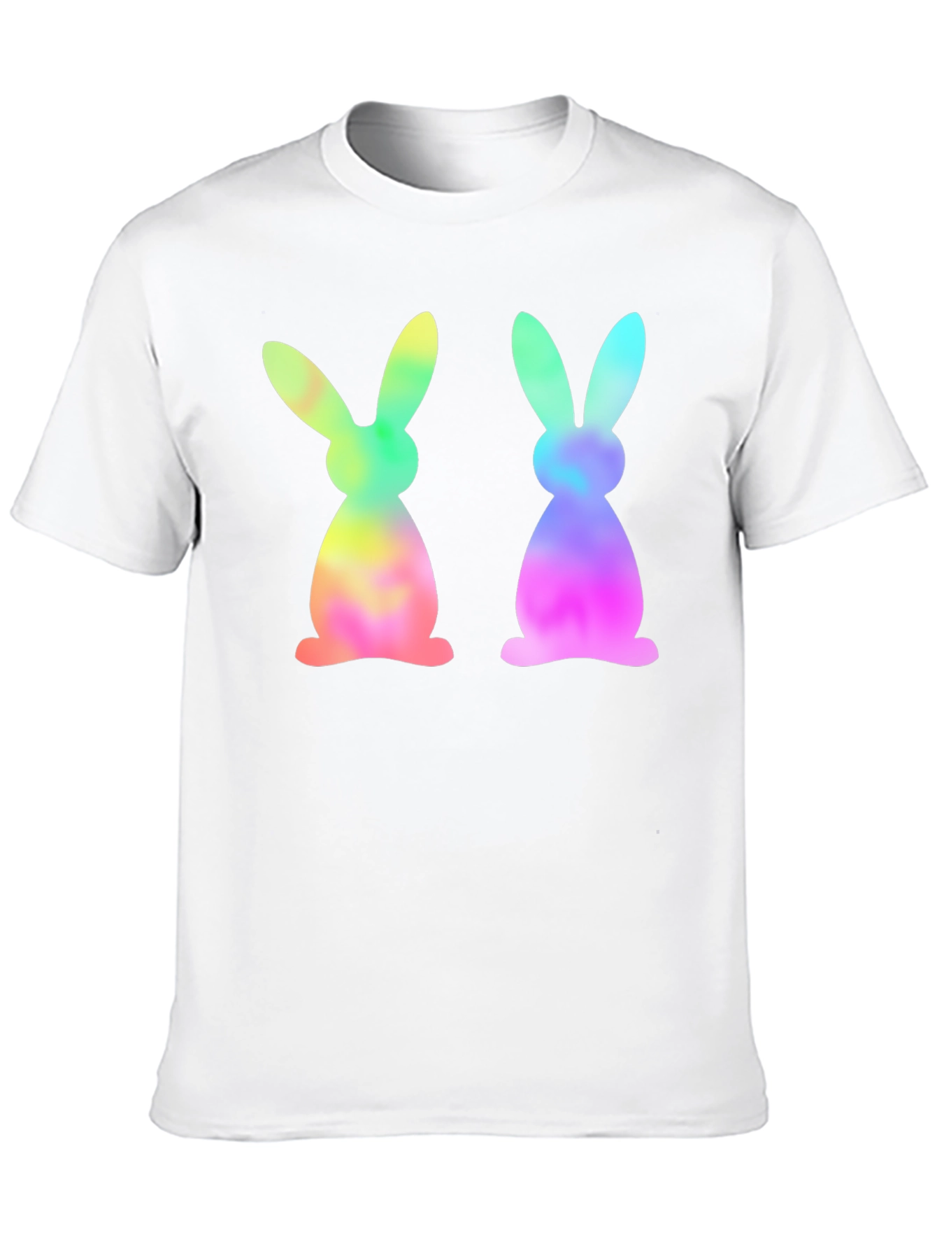 Tie Dye Easter Bunny Graphic Tee