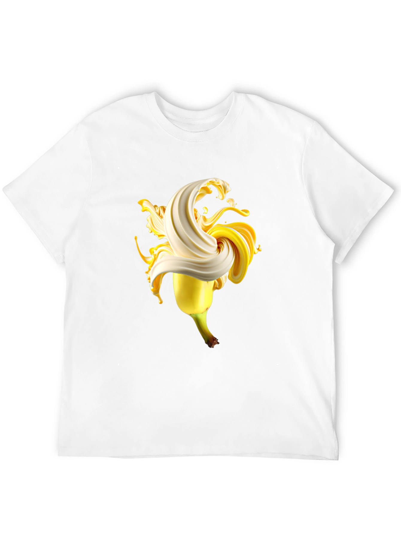 Banana Swirl Graphic Tee - Black