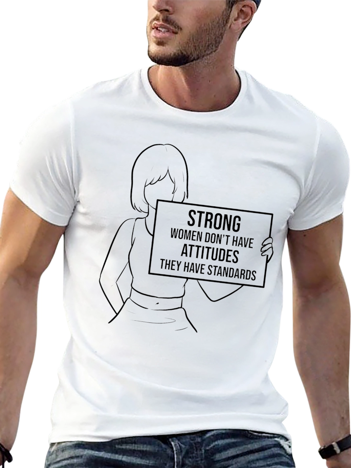 Empowered Woman Black T-Shirt