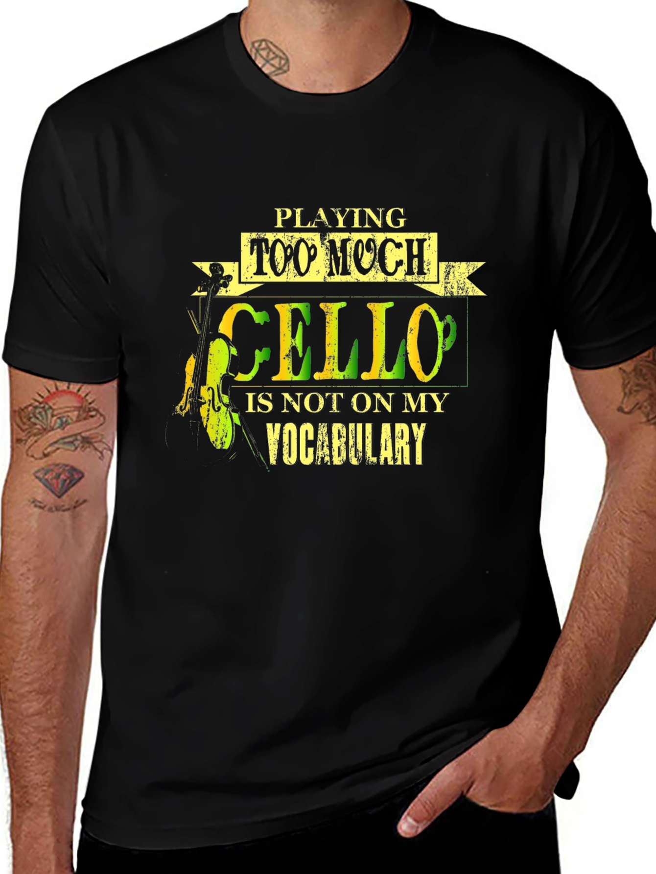 Cello Player T-Shirt - Music Lover Tee