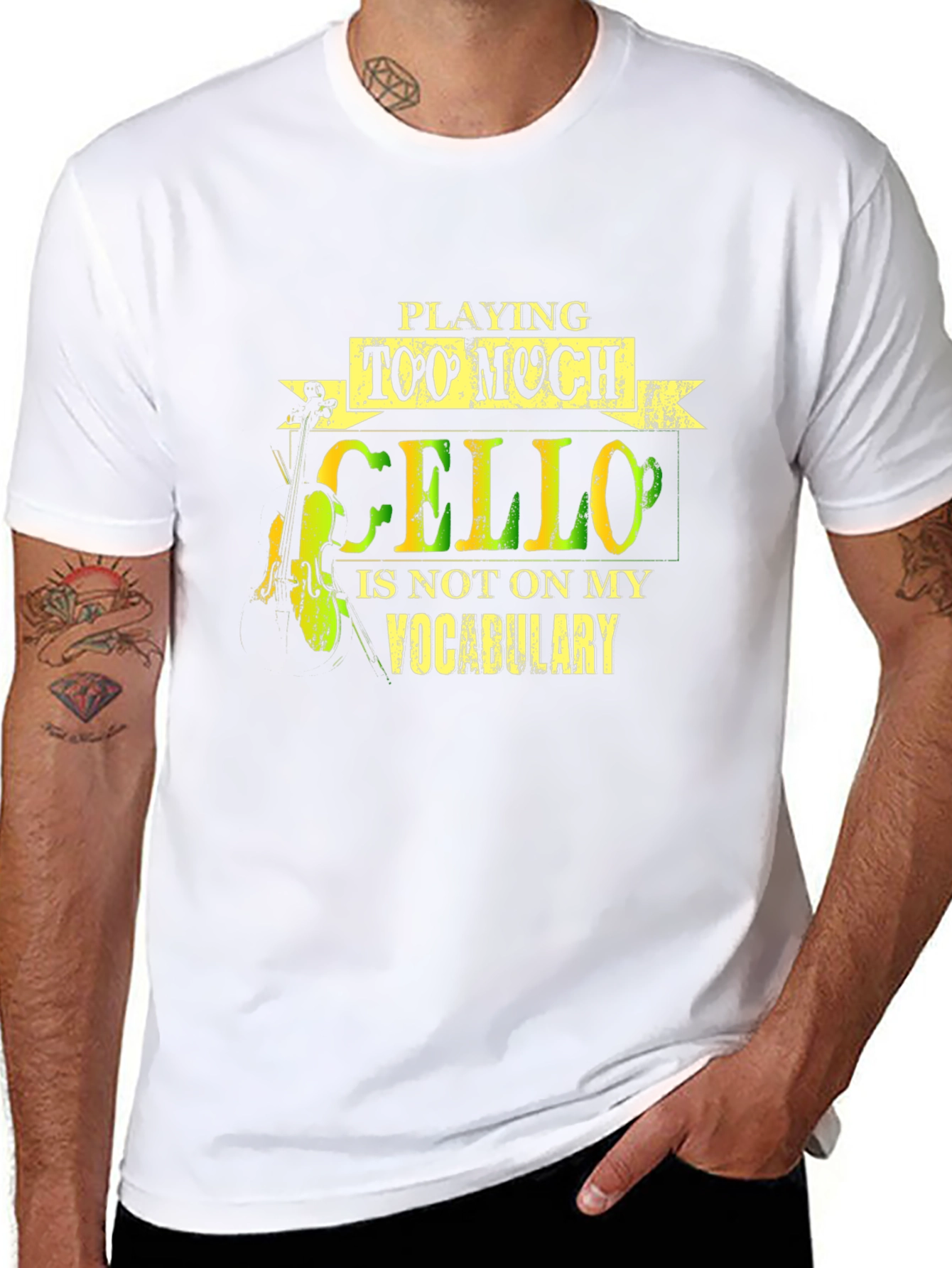 Cello Player T-Shirt - Music Lover Tee