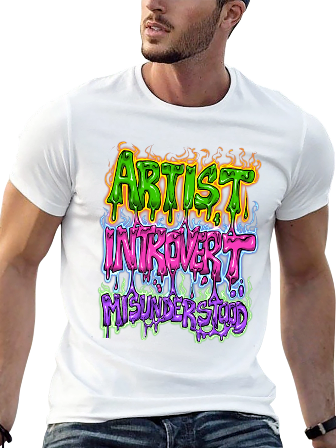 Artist Introvert Misunderstood Graphic T-Shirt