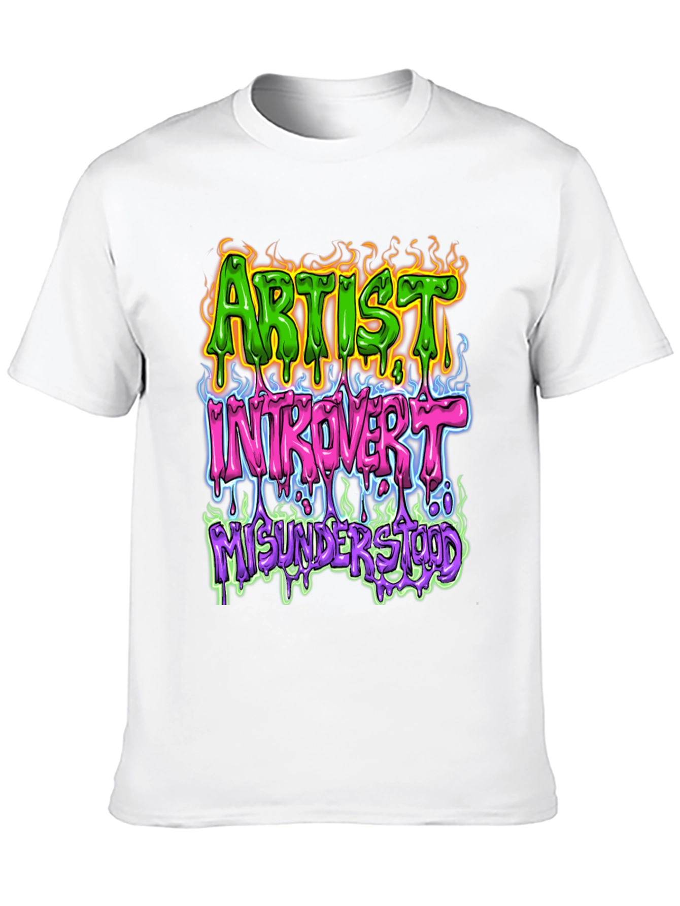 Artist Introvert Misunderstood Graphic T-Shirt