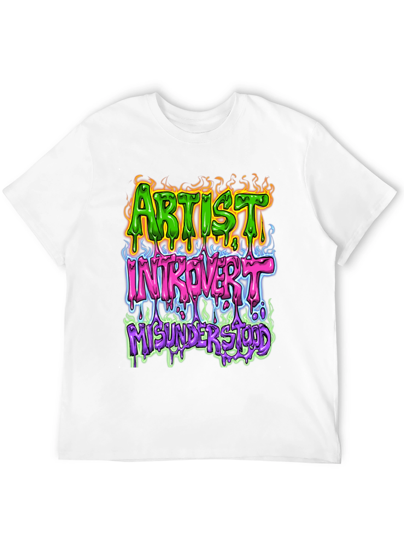Artist Introvert Misunderstood Graphic T-Shirt