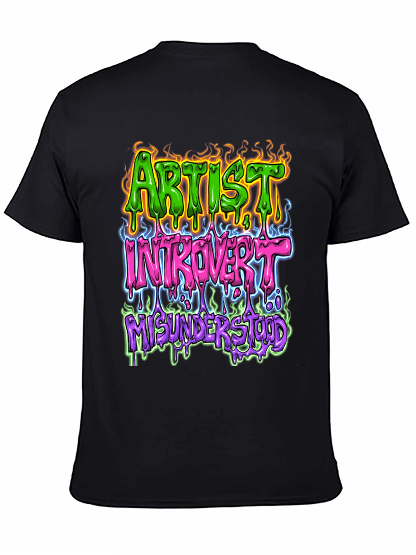 Artist Introvert Misunderstood Graphic T-Shirt