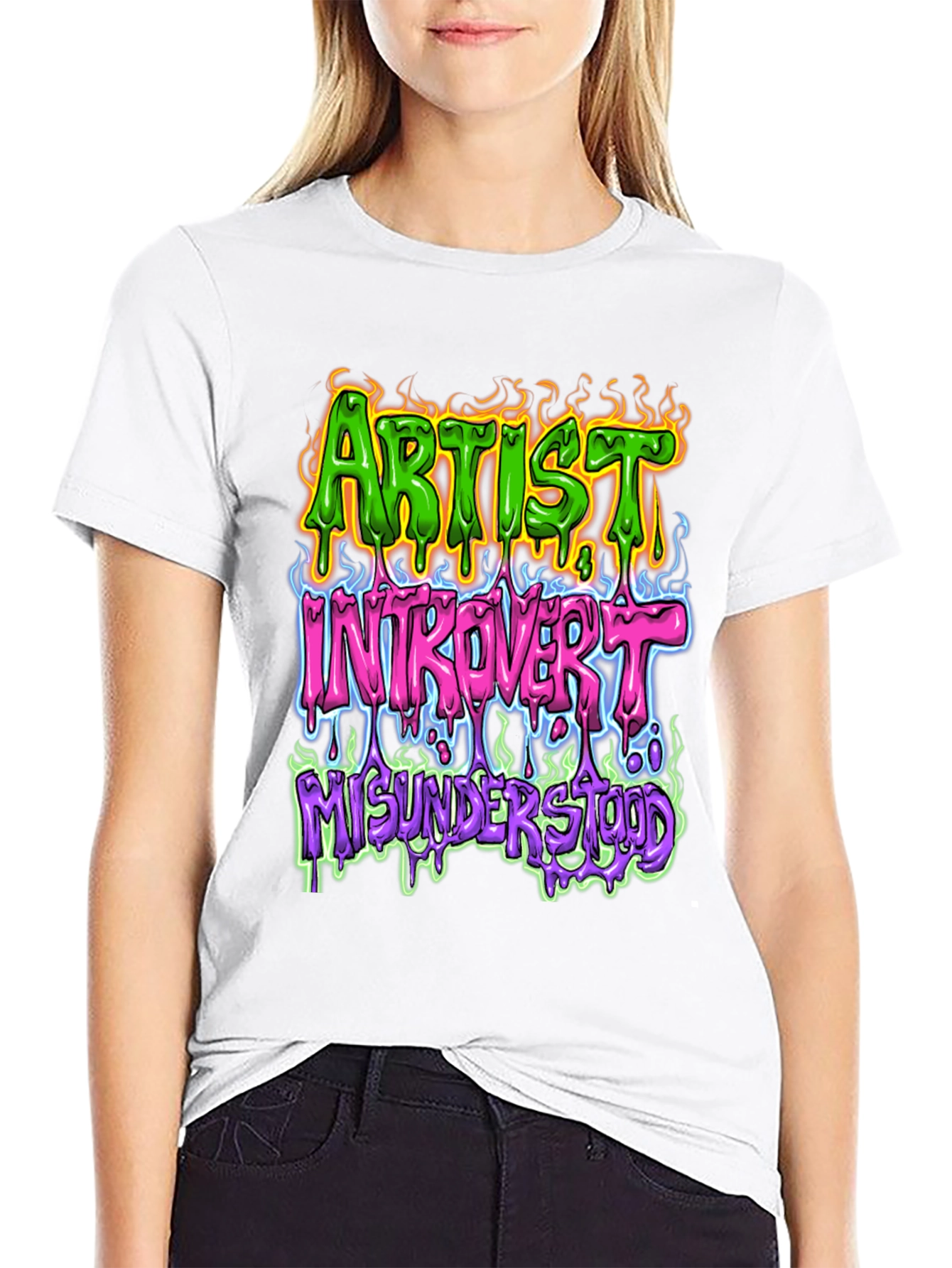 Artist Introvert Misunderstood Graphic T-Shirt