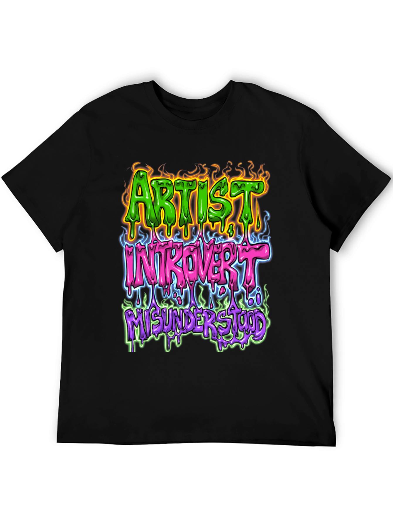 Artist Introvert Misunderstood Graphic T-Shirt