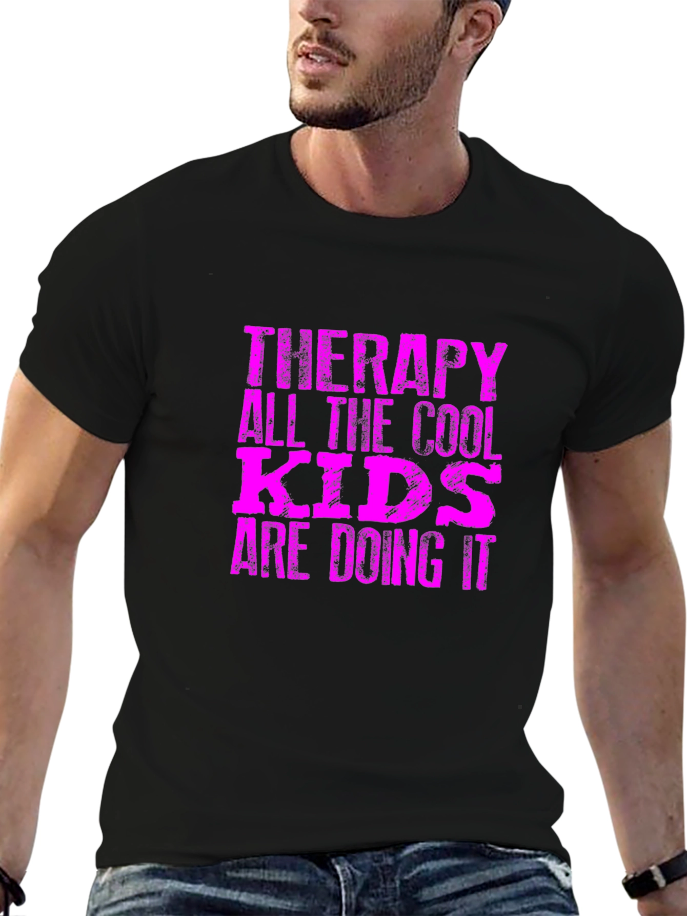 Therapy Cool Kids T-Shirt - Funny Trendy Tee