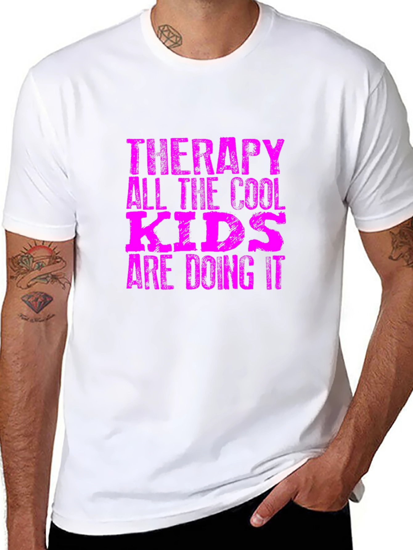 Therapy Cool Kids T-Shirt - Funny Trendy Tee