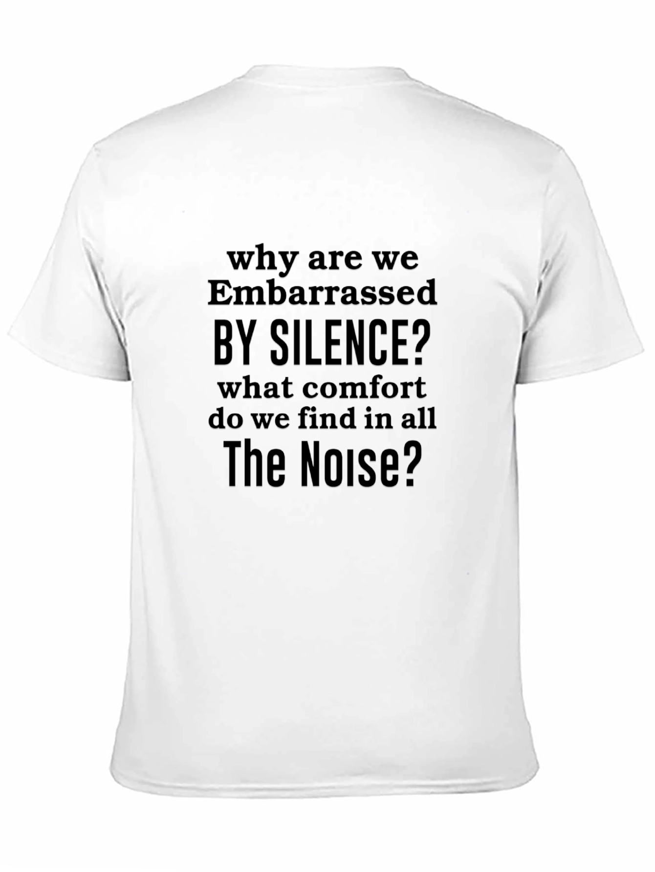 Silence? Mens Graphic T-Shirt - Soft Cotton Blend