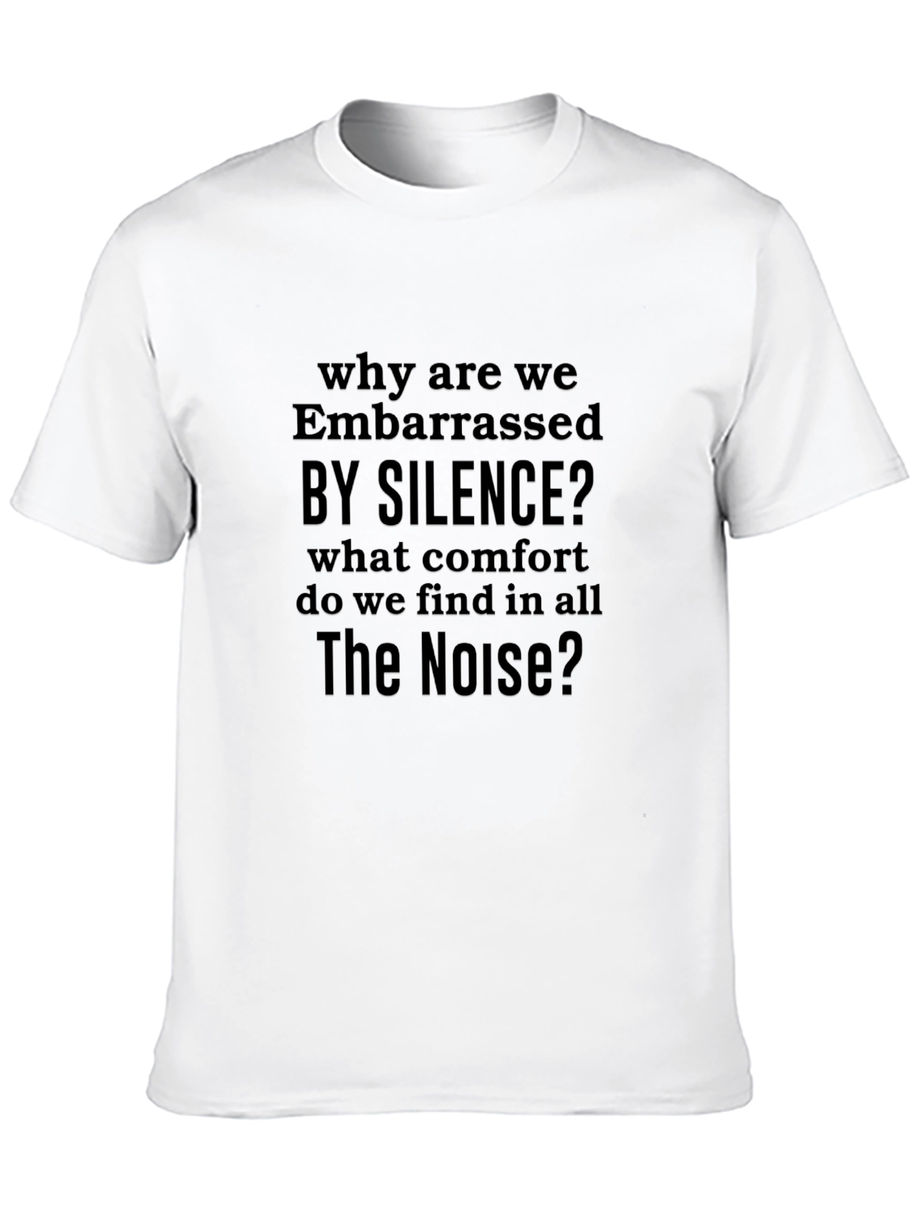 Silence? Mens Graphic T-Shirt - Soft Cotton Blend