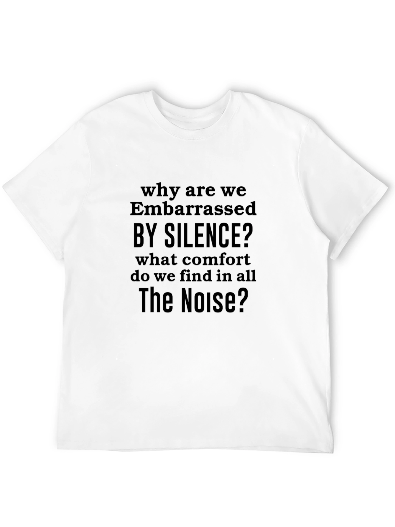 Silence? Mens Graphic T-Shirt - Soft Cotton Blend