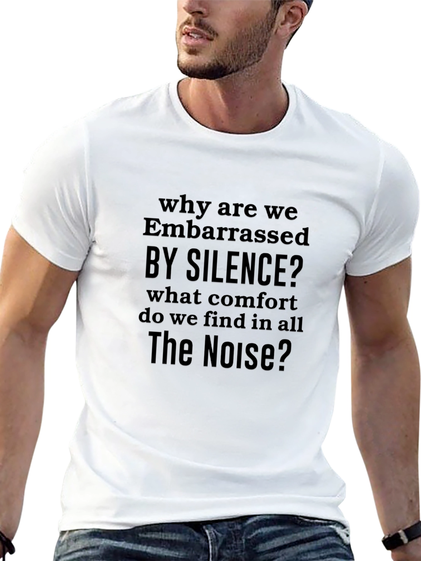 Silence? Mens Graphic T-Shirt - Soft Cotton Blend