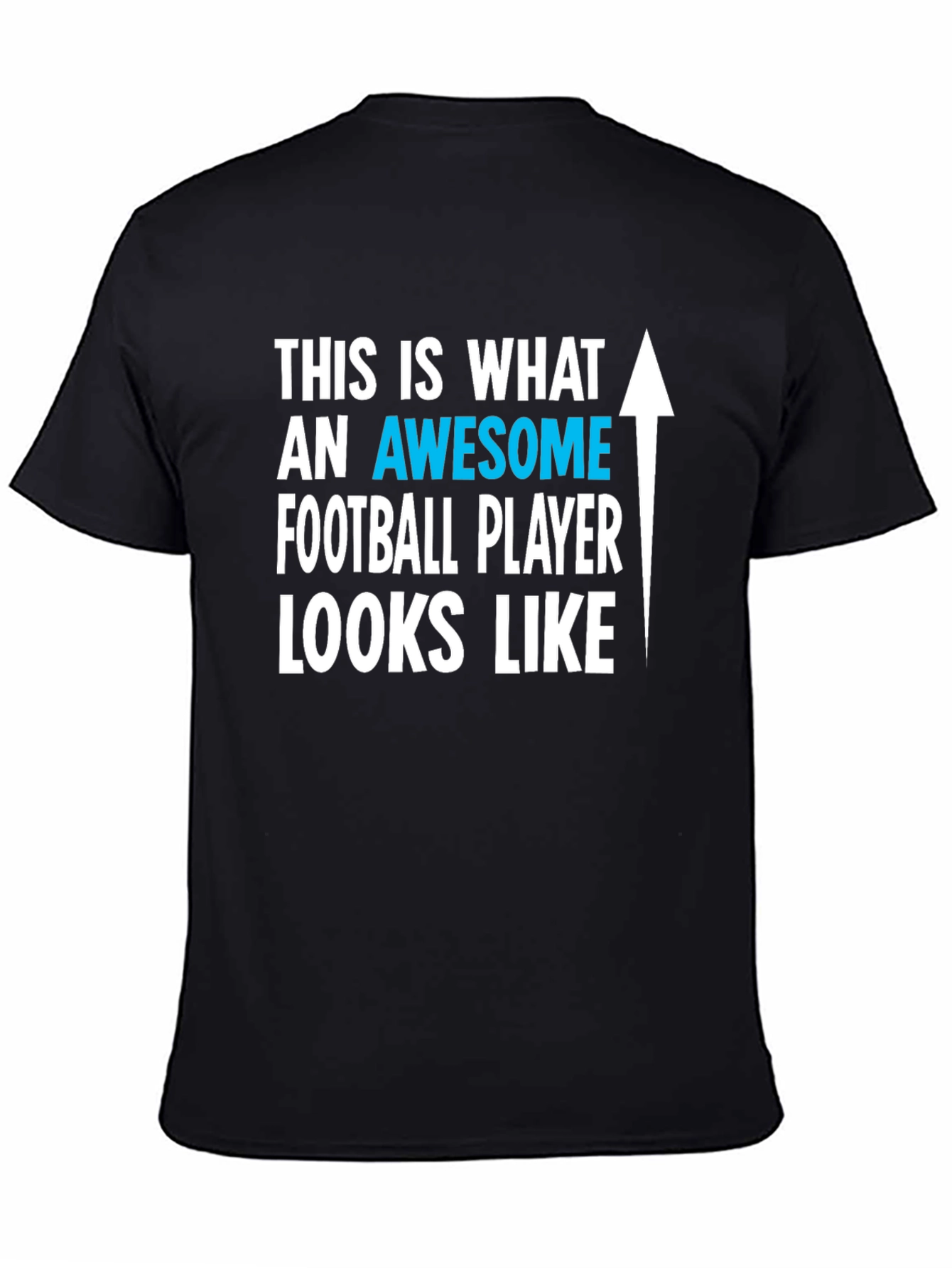 Awesome Football Player Graphic T-Shirt
