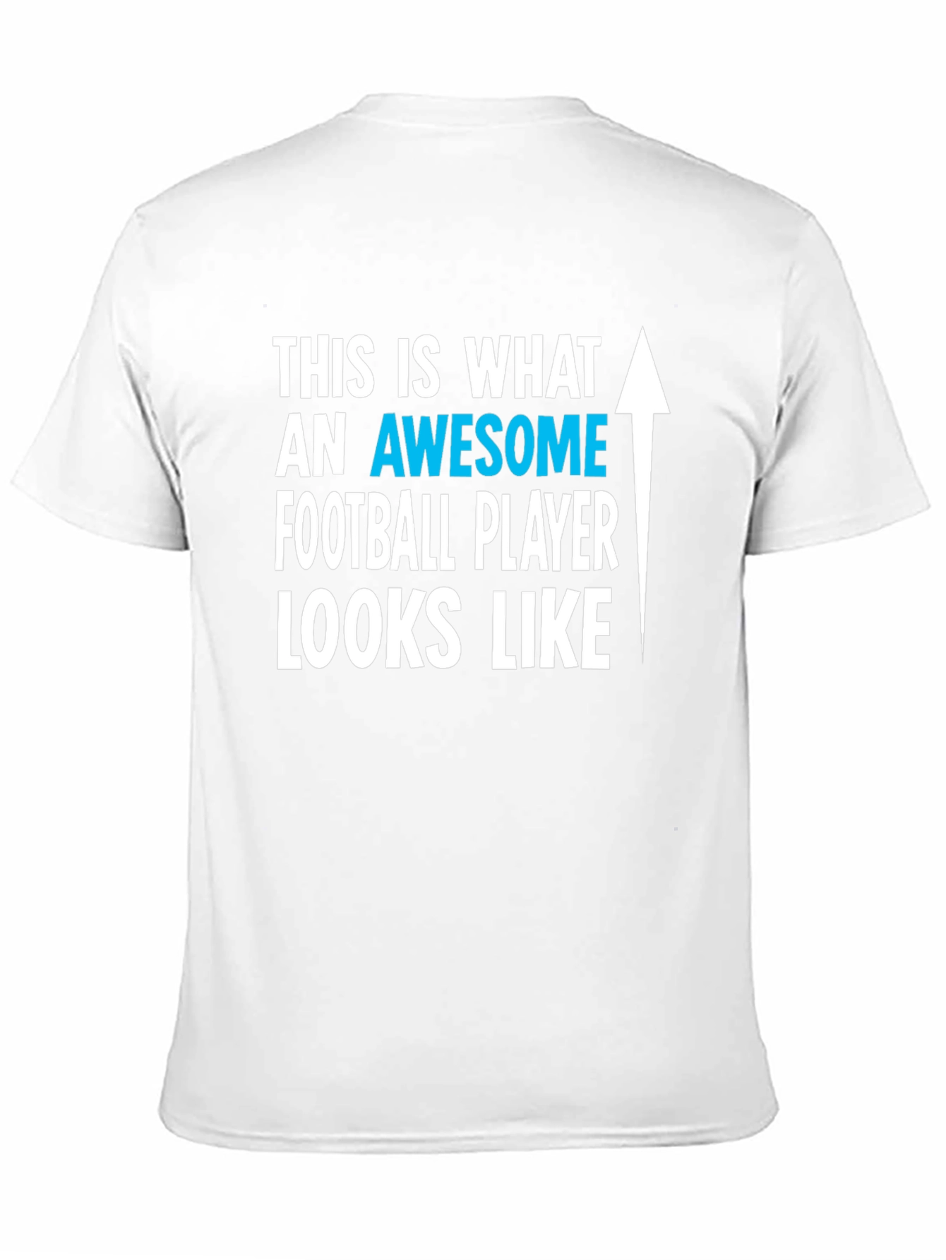 Awesome Football Player Graphic T-Shirt
